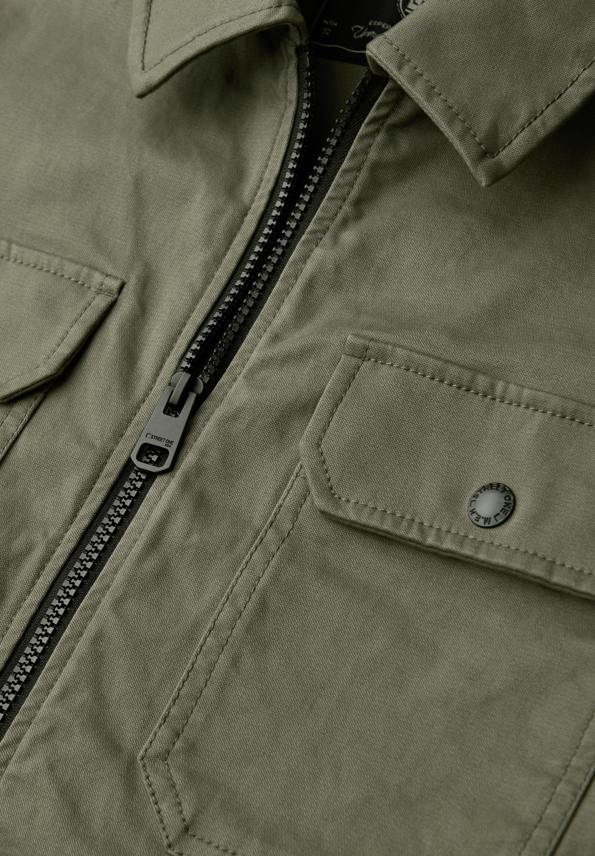 STREET ONE MEN Kurzjacke ohne Kapuze mit Brusttaschen