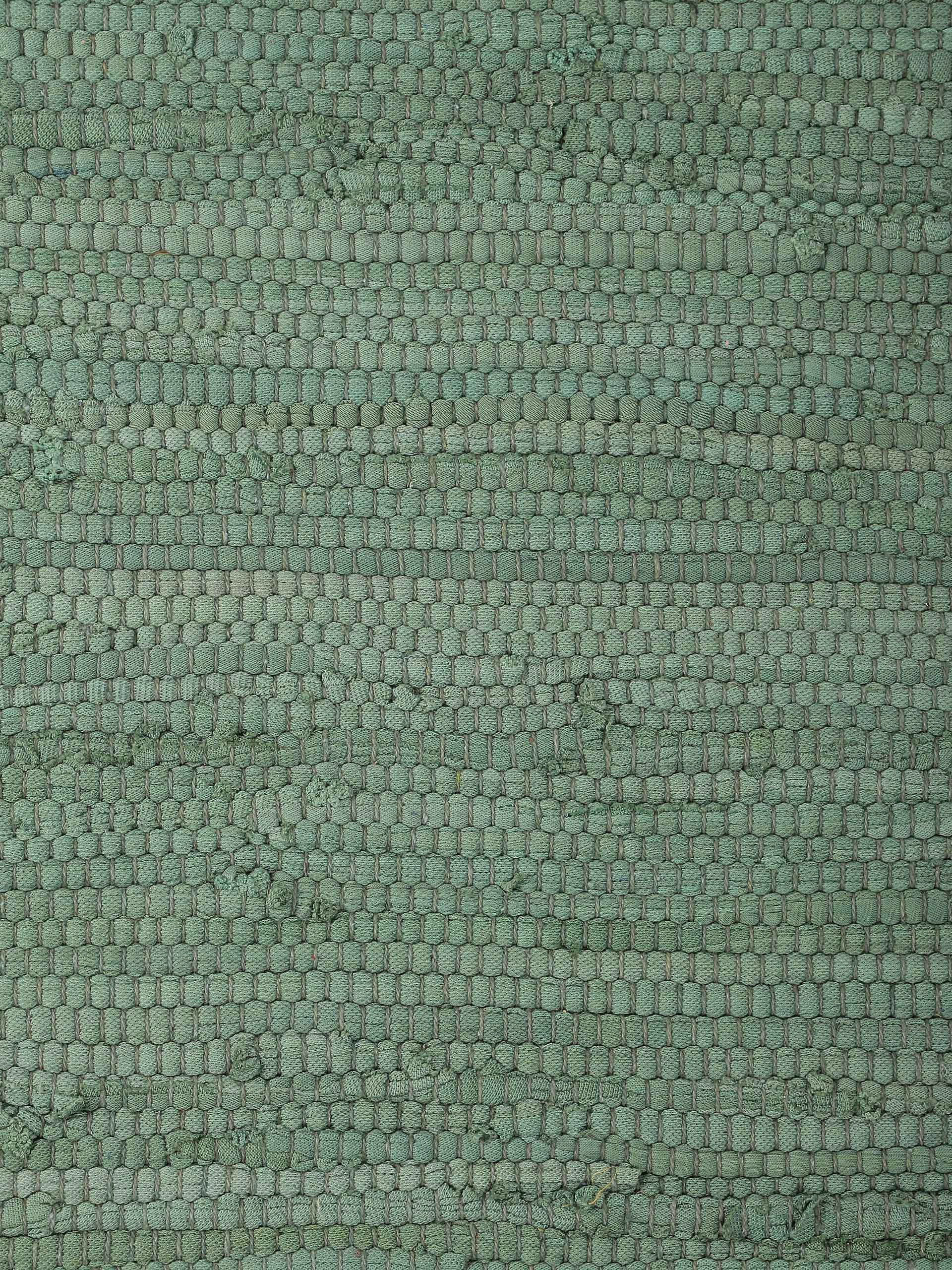my home Teppich »Handweb Uni, Wendeteppich«, rechteckig, 5 mm Höhe, Fleckerlteppich, reine Baumwolle, handgewebt, Uni, mit Fransen