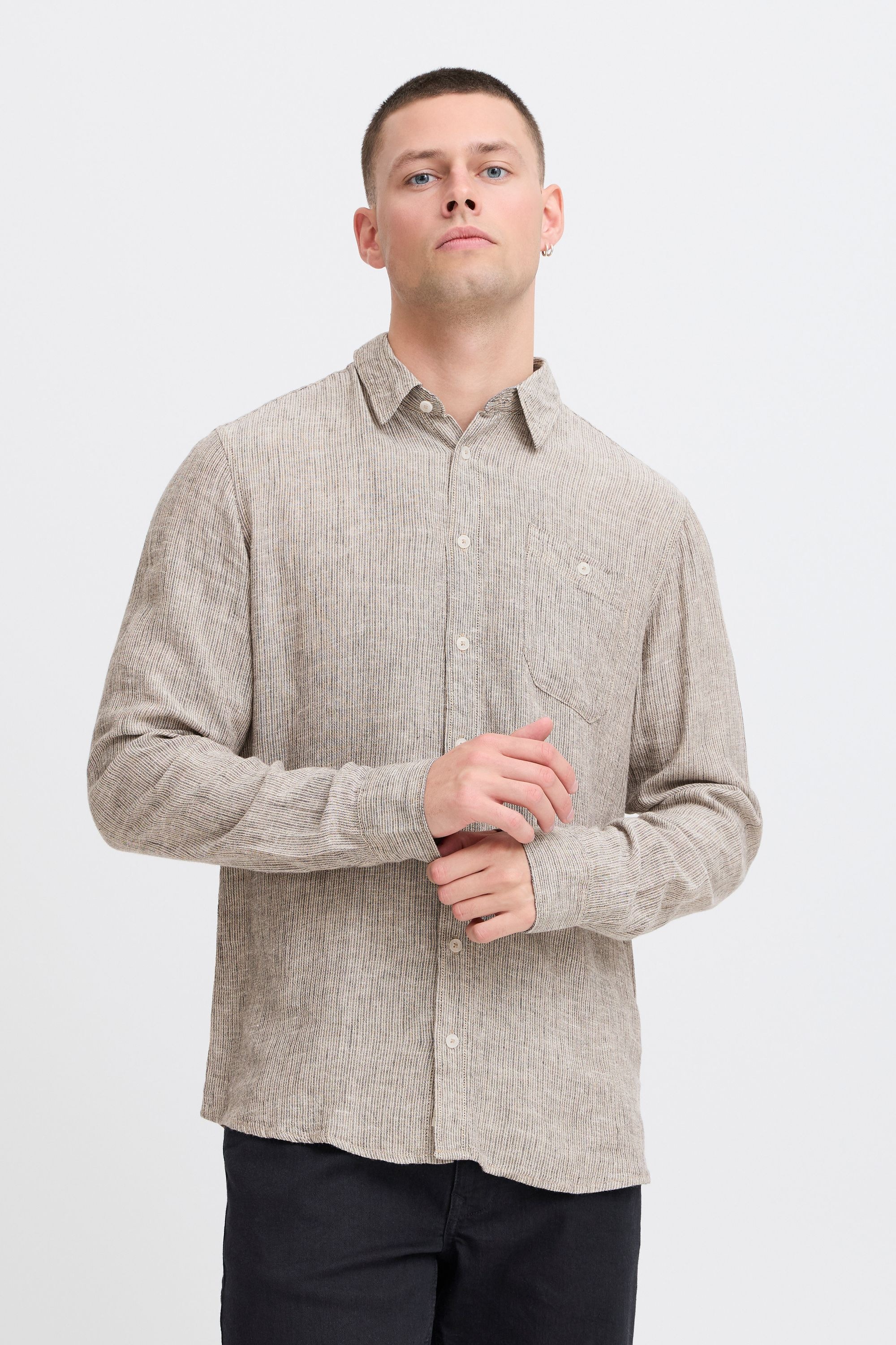 Blend Langarmhemd »Langarmhemd BHBobby Shirt stripe«