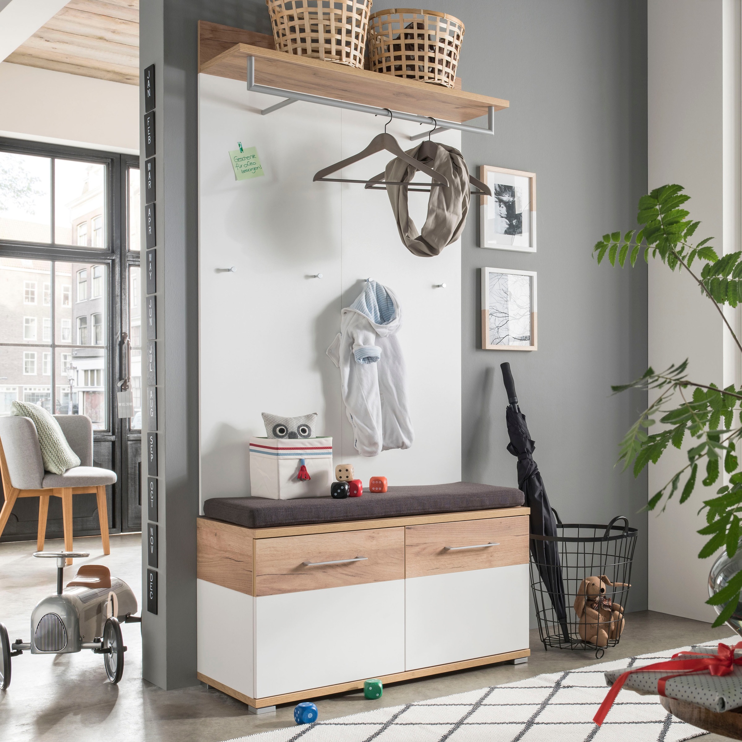 GERMANIA Garderoben-Set "GW-Topix" Set, 3 Stk. tlg. günstig online kaufen