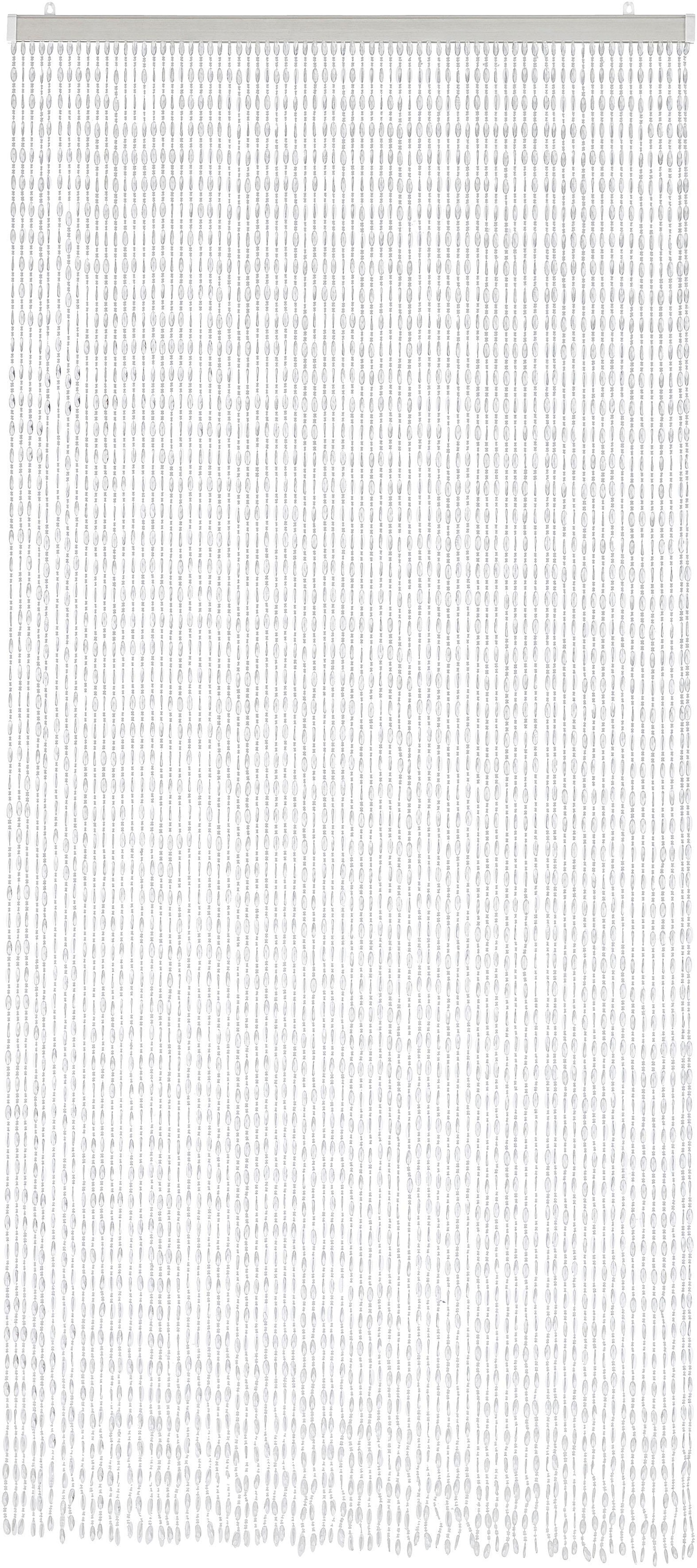 locker Türvorhang "Diamonds" Hakenaufhängung 1 Stk. tlg. Kunststoff klar, 7 günstig online kaufen