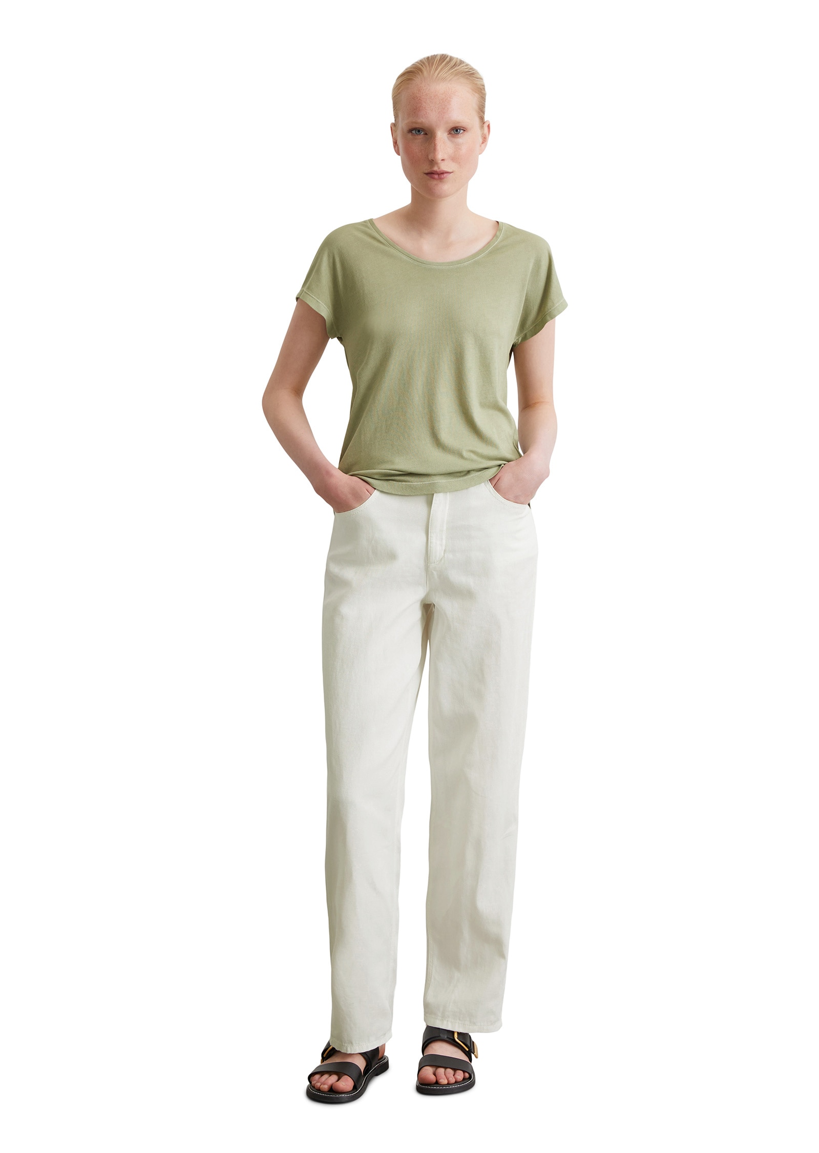 Marc O'Polo T-Shirt »aus Viskose-Organic-Cotton-Mix«