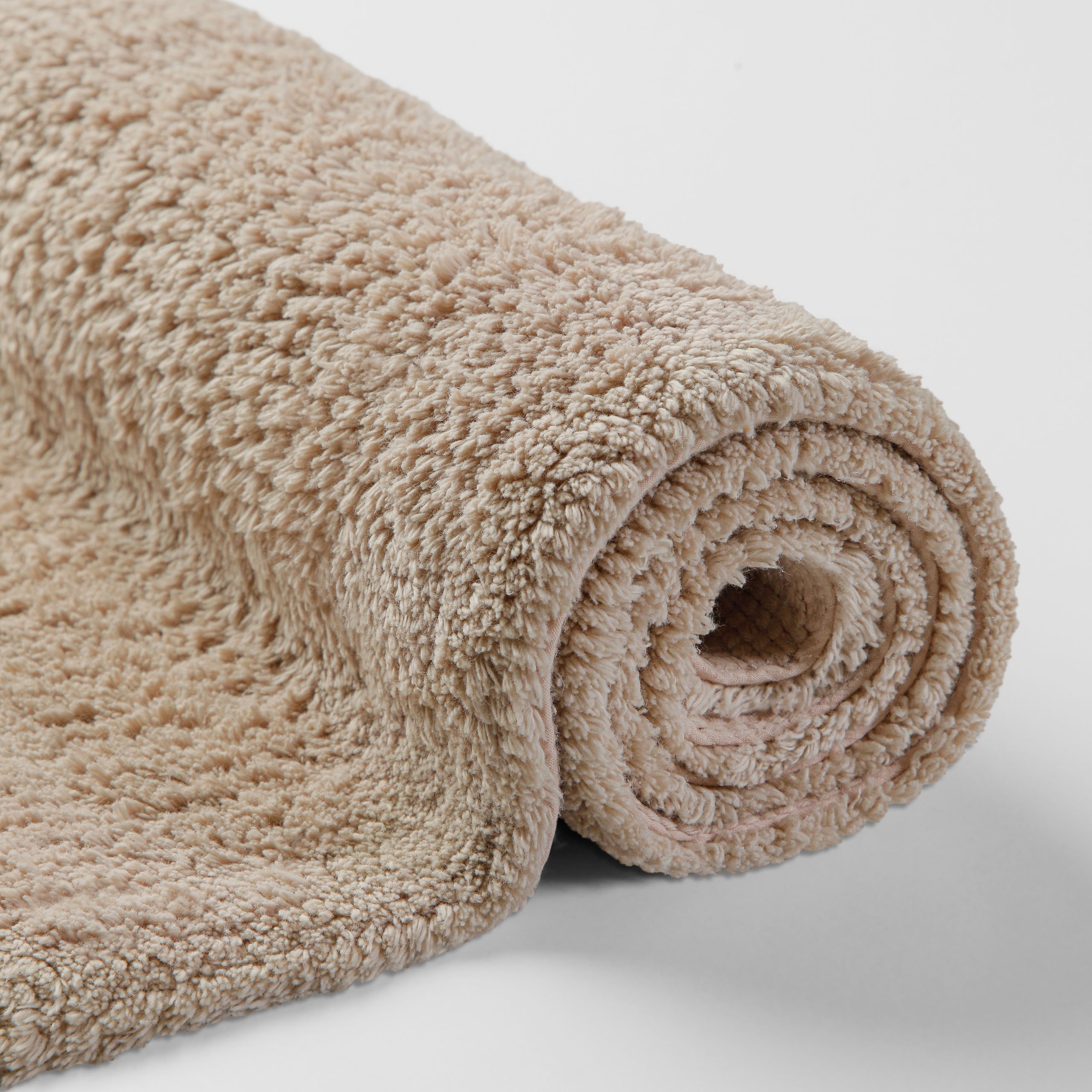 OTTO home Badematte »Selenne« Höhe 20 mm rutschhemmend beschichtet fußbodenheizungsgeeignet Badteppich, getuftet, modern, Uni, antirutsch, flauschig, Baumwolle