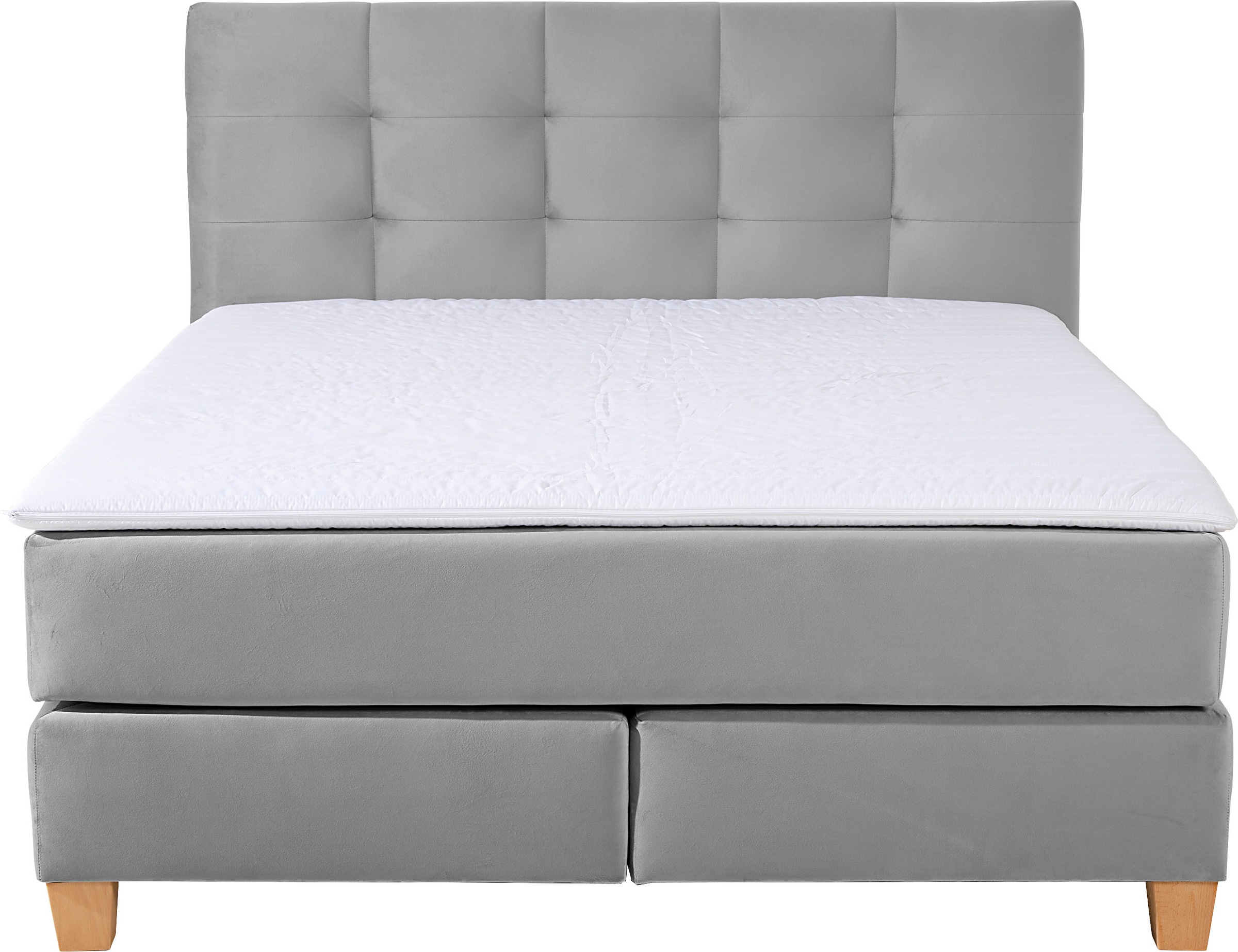 Home affaire Boxspringbett »Moulay«, inkl. Topper, in 3 Härtegraden, TFK auch in Härtegrad 4