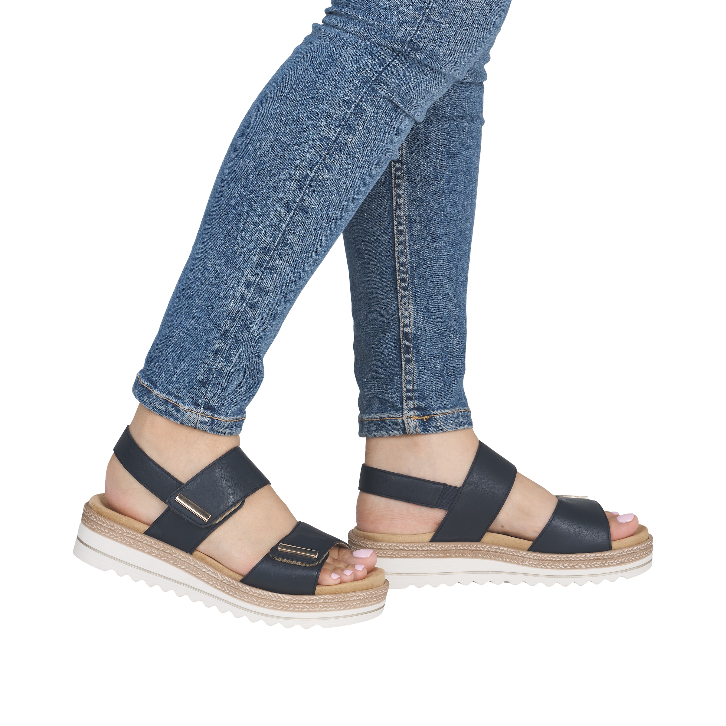Remonte Keilsandalette  Riemchensandale, Bequemschuh mit Schmuckelementen