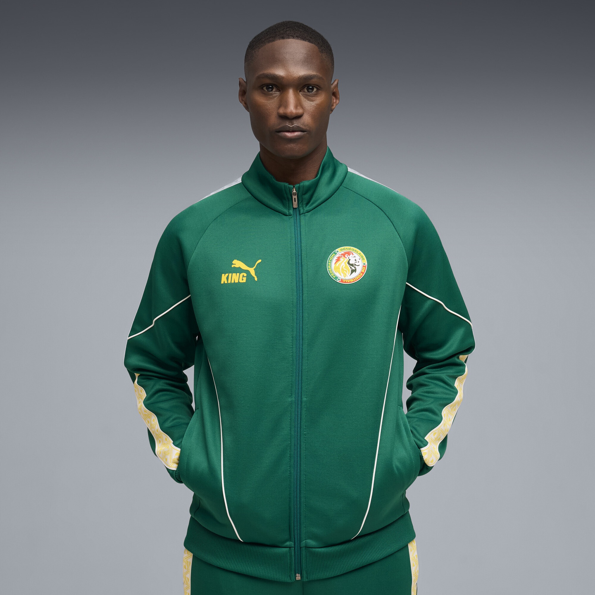 PUMA Sweatjacke »Senegal KING Anthem Jacke Herren«