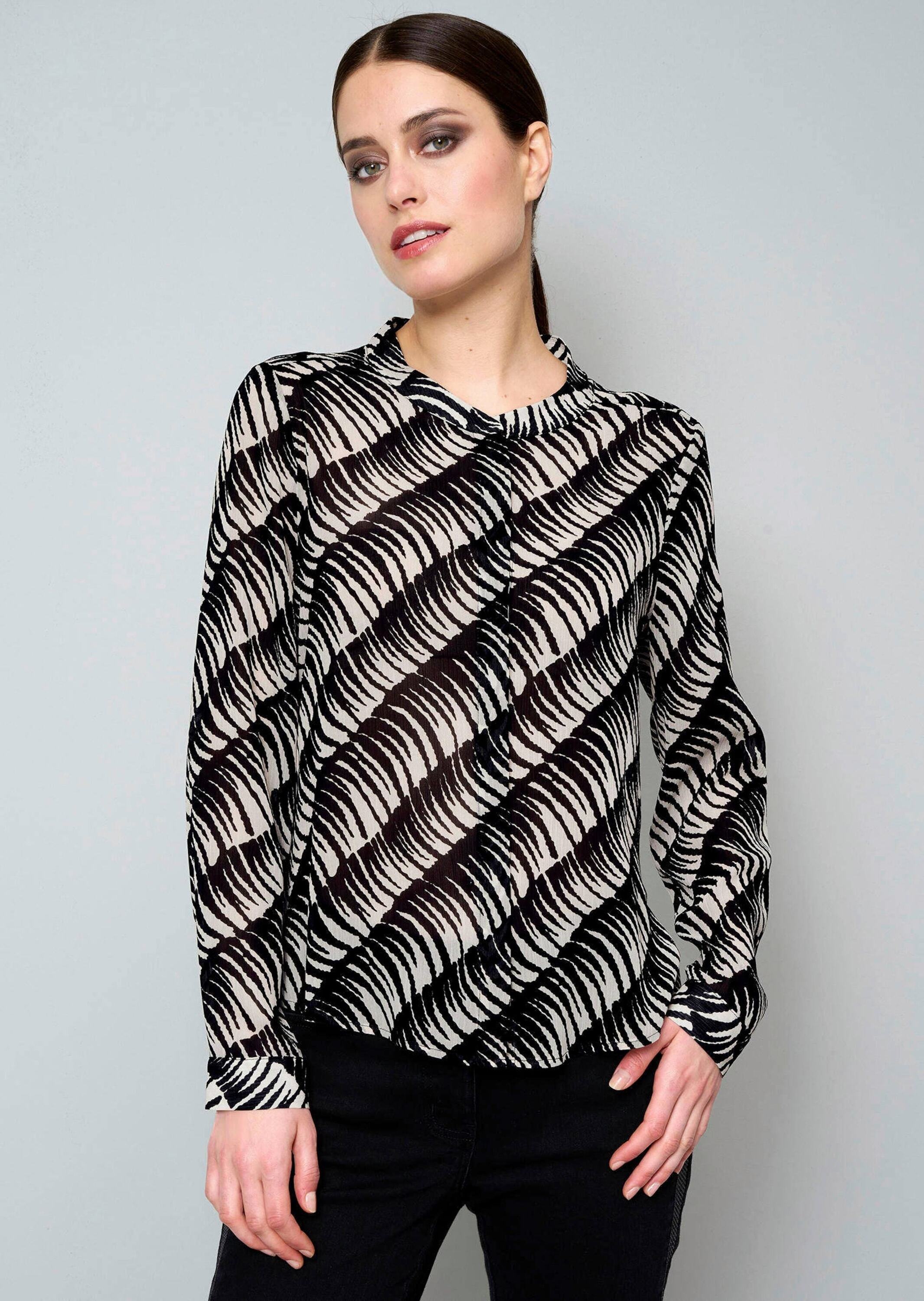 Alba Moda Hemdbluse "Bluse Bluse in transparenter Qualität" günstig online kaufen