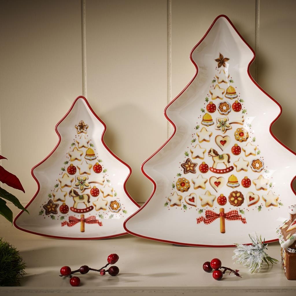 Villeroy & Boch Schale »Baumschalen-Set Winter Bakery Delight 2er Set bunt« 2 Mikrowellengeeignet