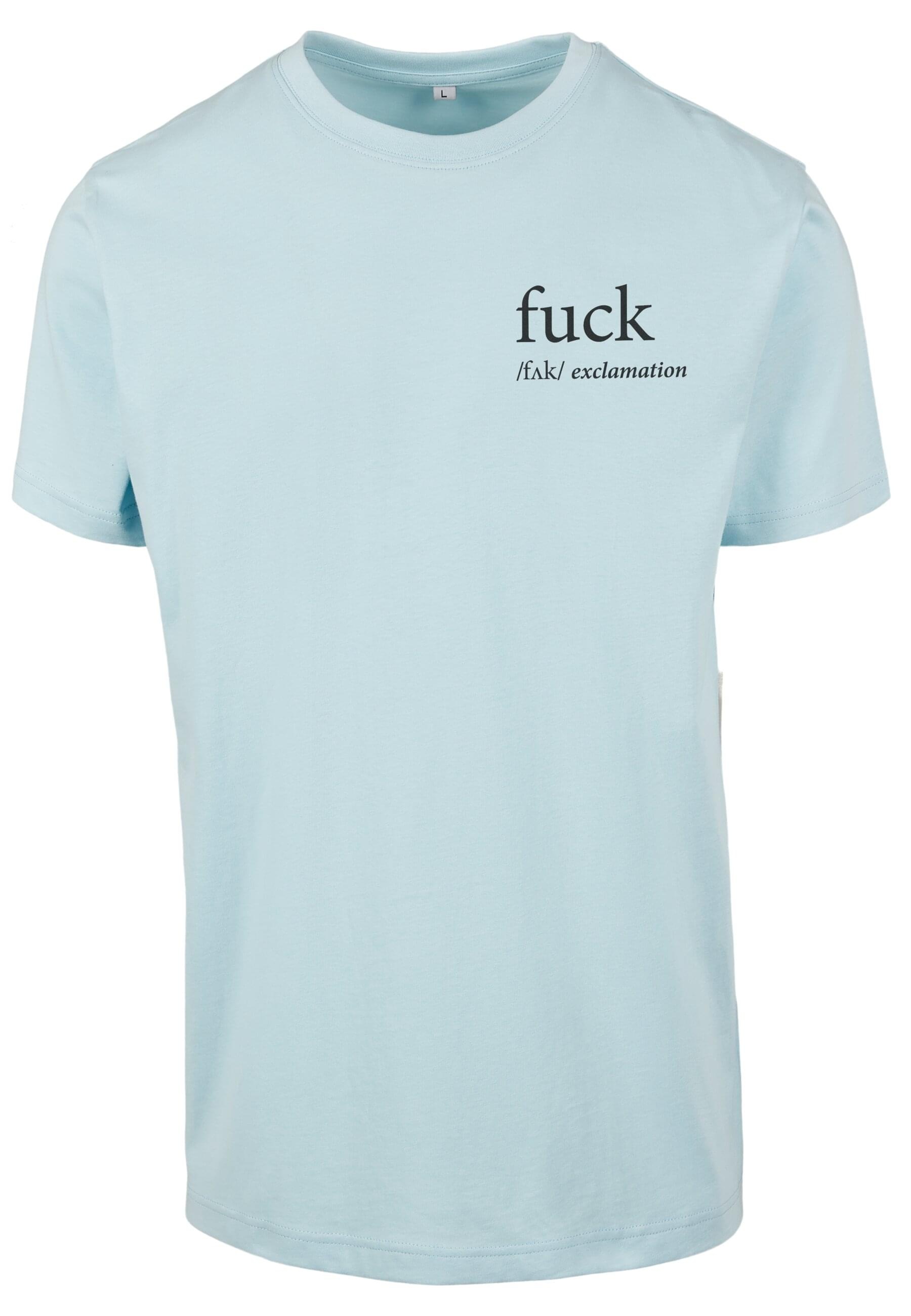 MisterTee T-Shirt "MisterTee Herren FCK Tee" 1 Stk. tlg. günstig online kaufen
