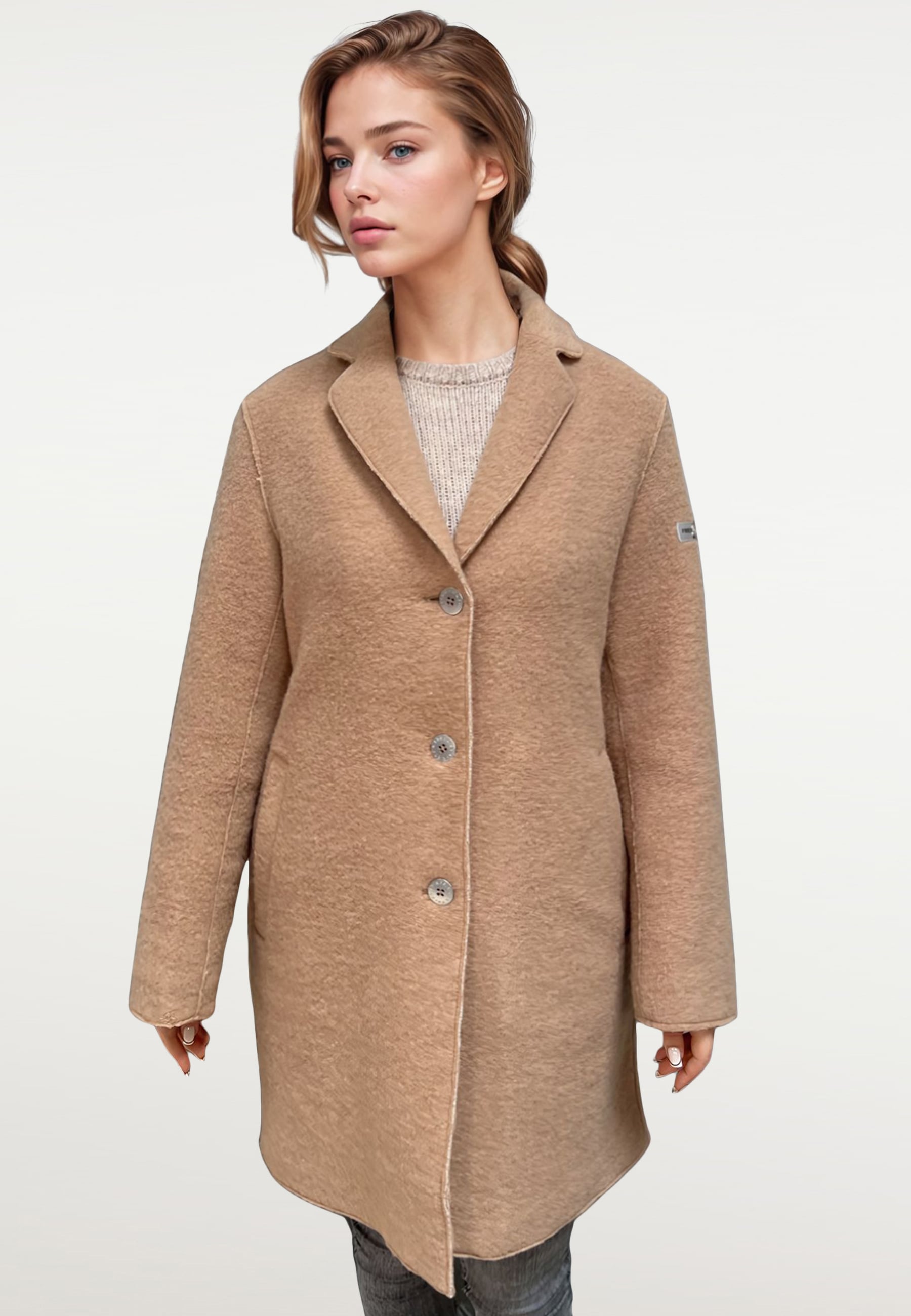 Frieda & Freddies Langmantel "Wool Coat / Carry", mit Knopfleiste günstig online kaufen