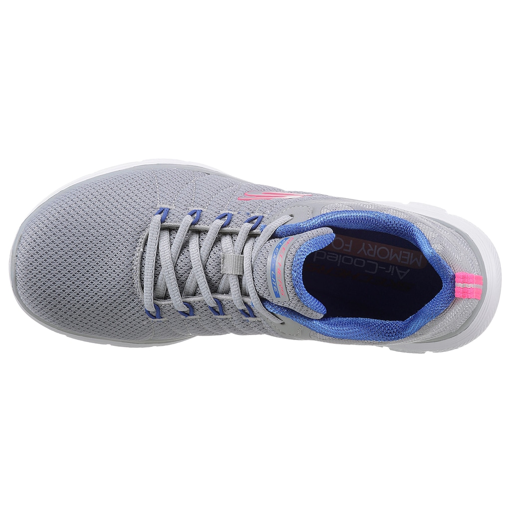 Skechers Sneaker »FLEX APPEAL 4.0 ELEGANT WAYS«, mit seitlicher Logo-Applikation, Freizeitschuh, Halbschuh, Schnürschuh