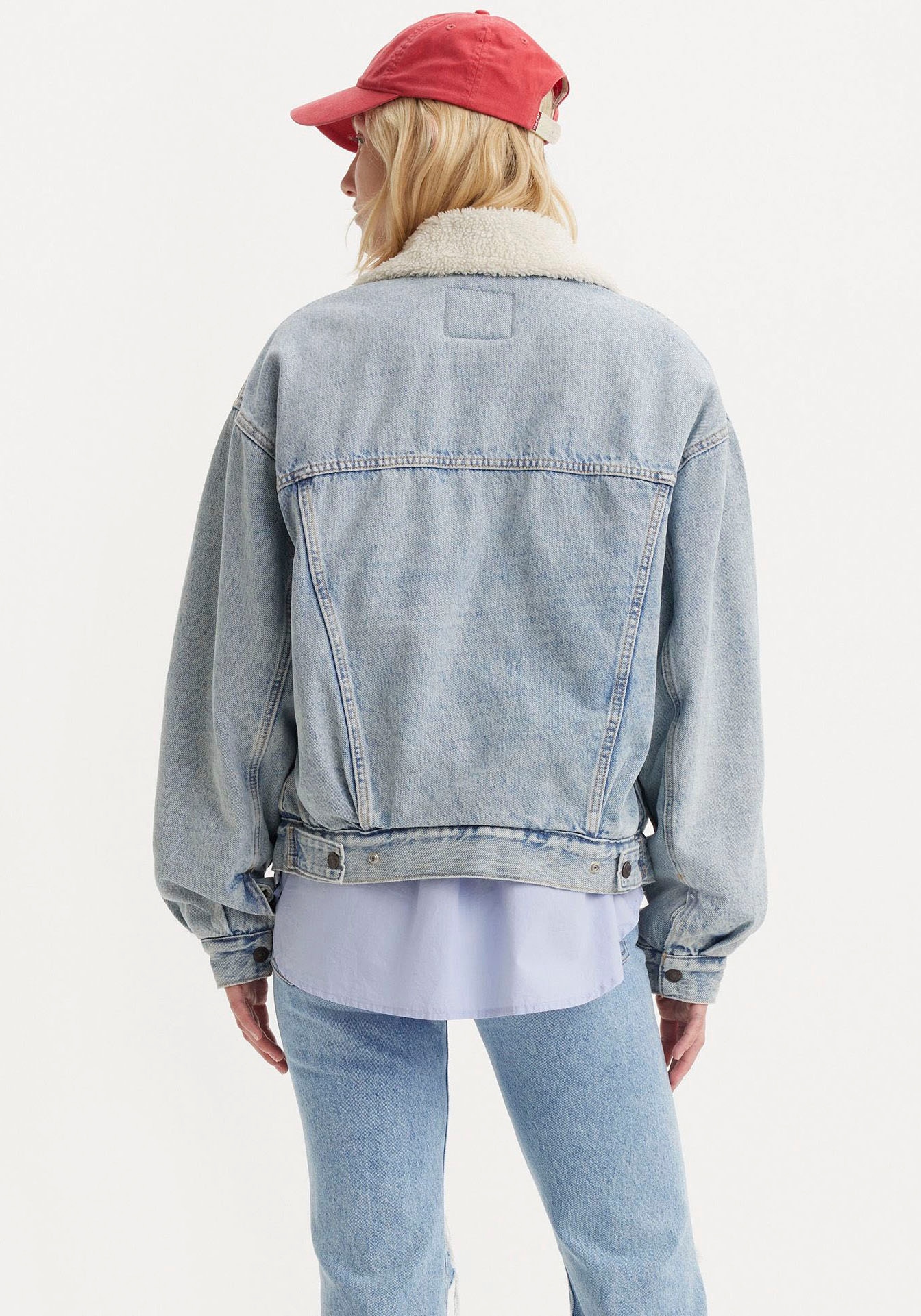 Levi's® Jeansjacke »SHERPA TRUCKER«, mit Teddyplüsch