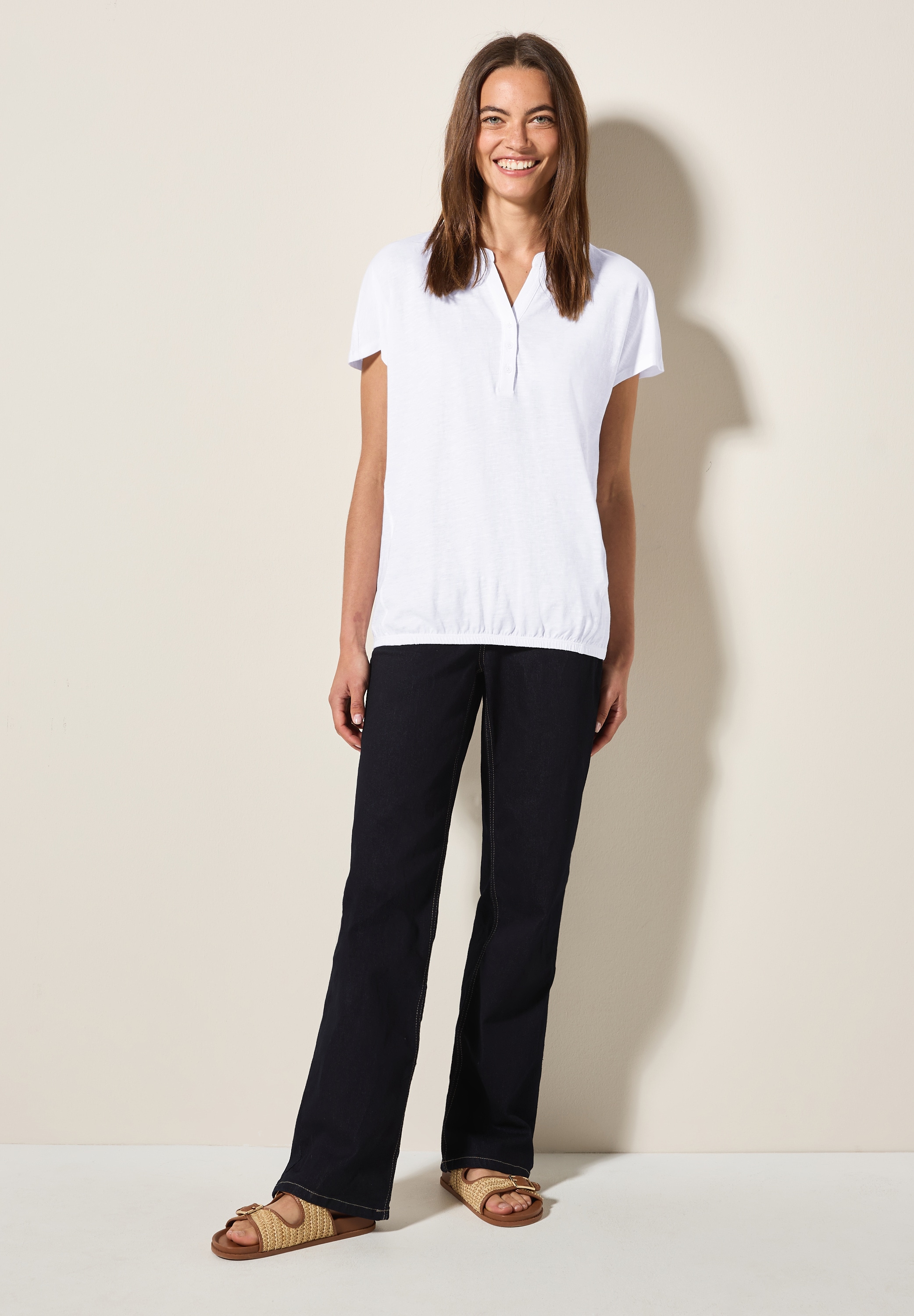 STREET ONE Tunikashirt, aus reiner Baumwolle