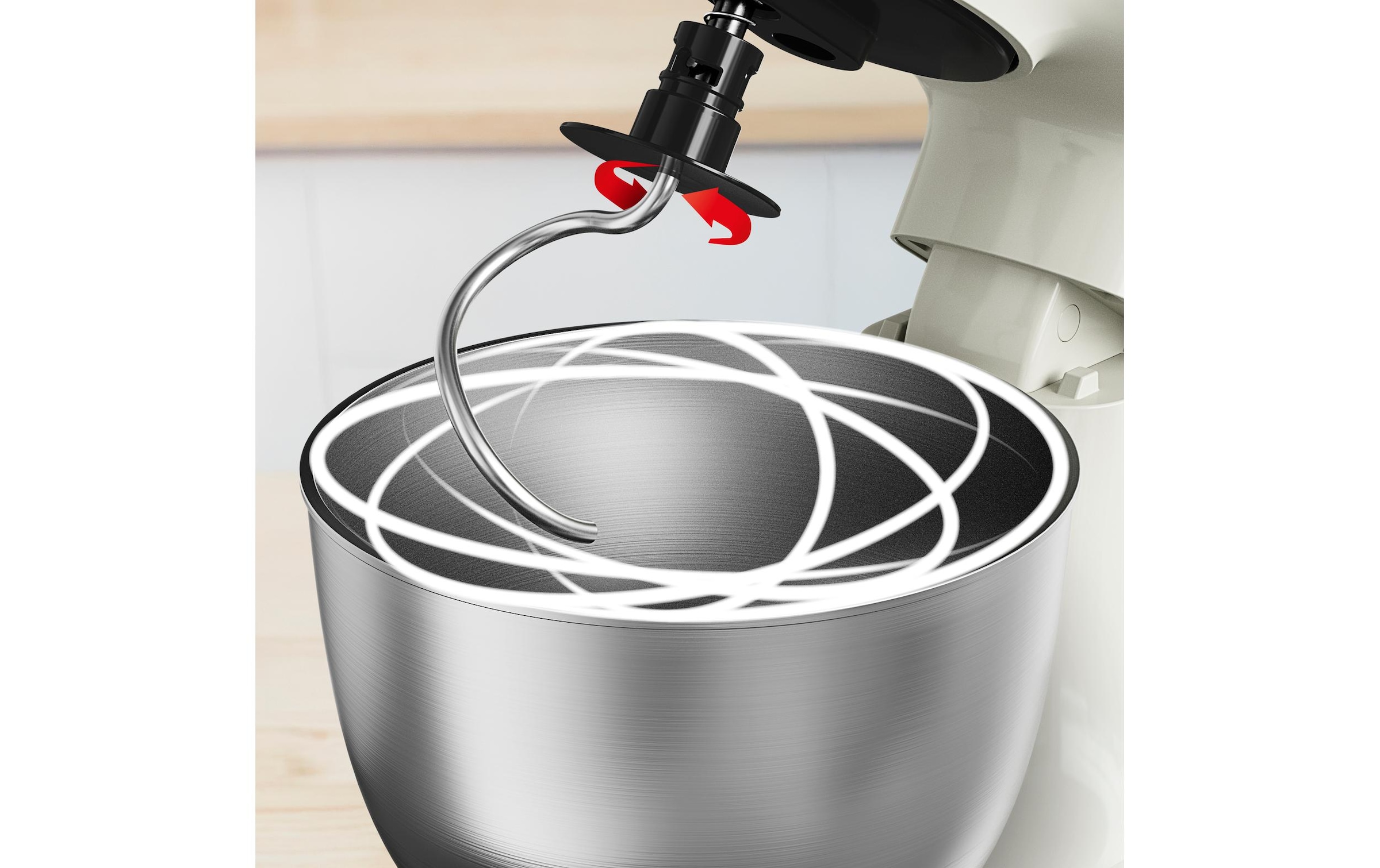 Tefal Küchenmaschine »QB140A Bake Easy« 12 Geschwindigkeiten + Pulse, planetarisches Rührsystem, 3,5 L