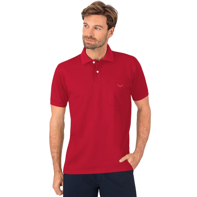 Trigema Poloshirt »TRIGEMA Polohemd mit Brusttasche« ▷ kaufen | BAUR