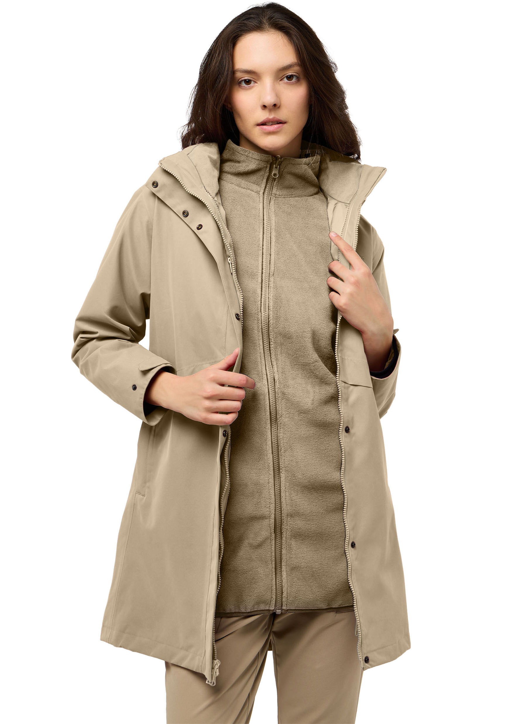 Jack Wolfskin 3-in-1-Funktionsparka "BAYLIGHT", mit Kapuze, 3in1, wasserdic günstig online kaufen