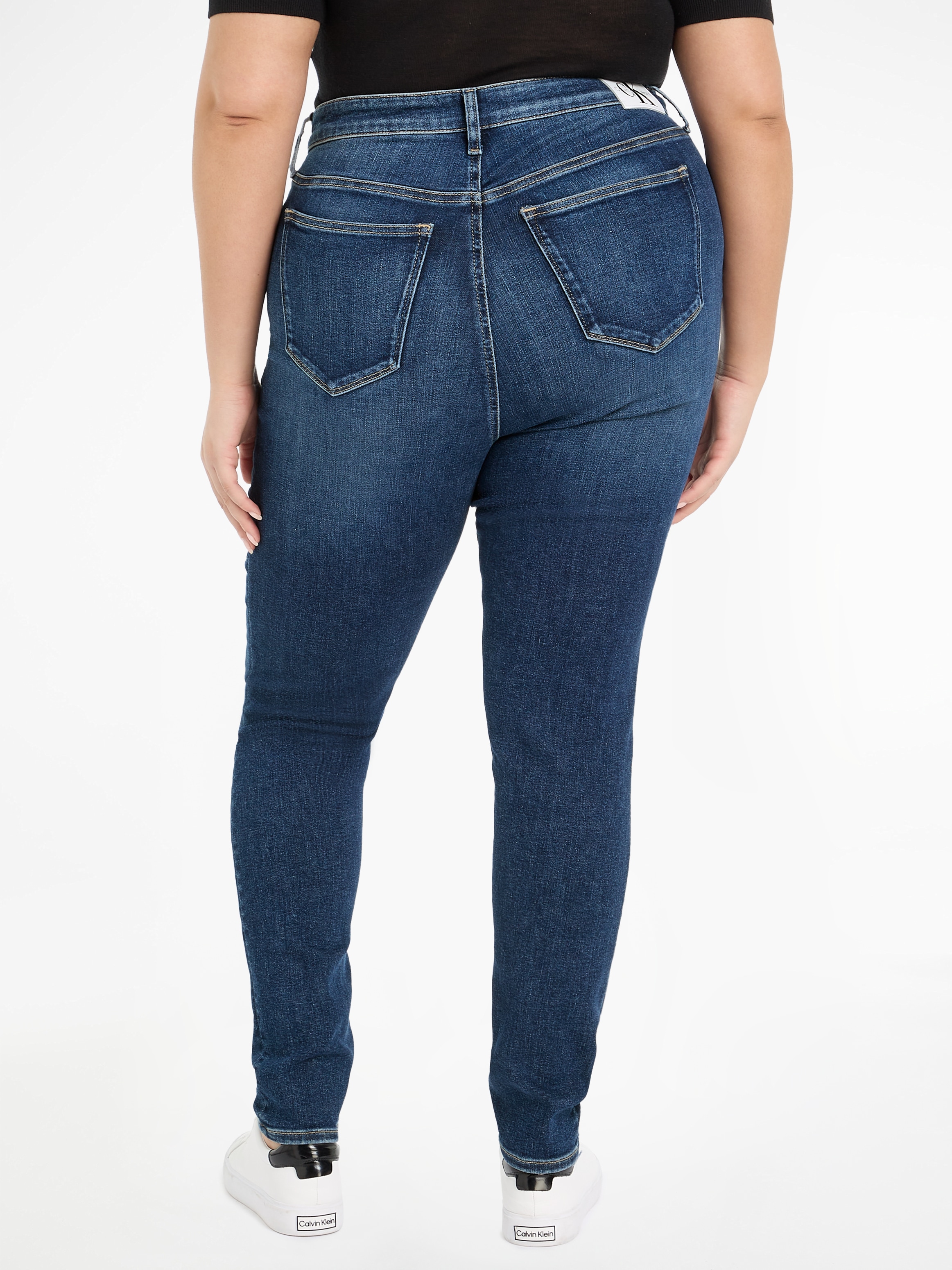 Calvin Klein Jeans Plus Skinny-fit-Jeans »HIGH RISE SKINNY PLUS«, Große Größen Jeans wird in Weiten angeboten