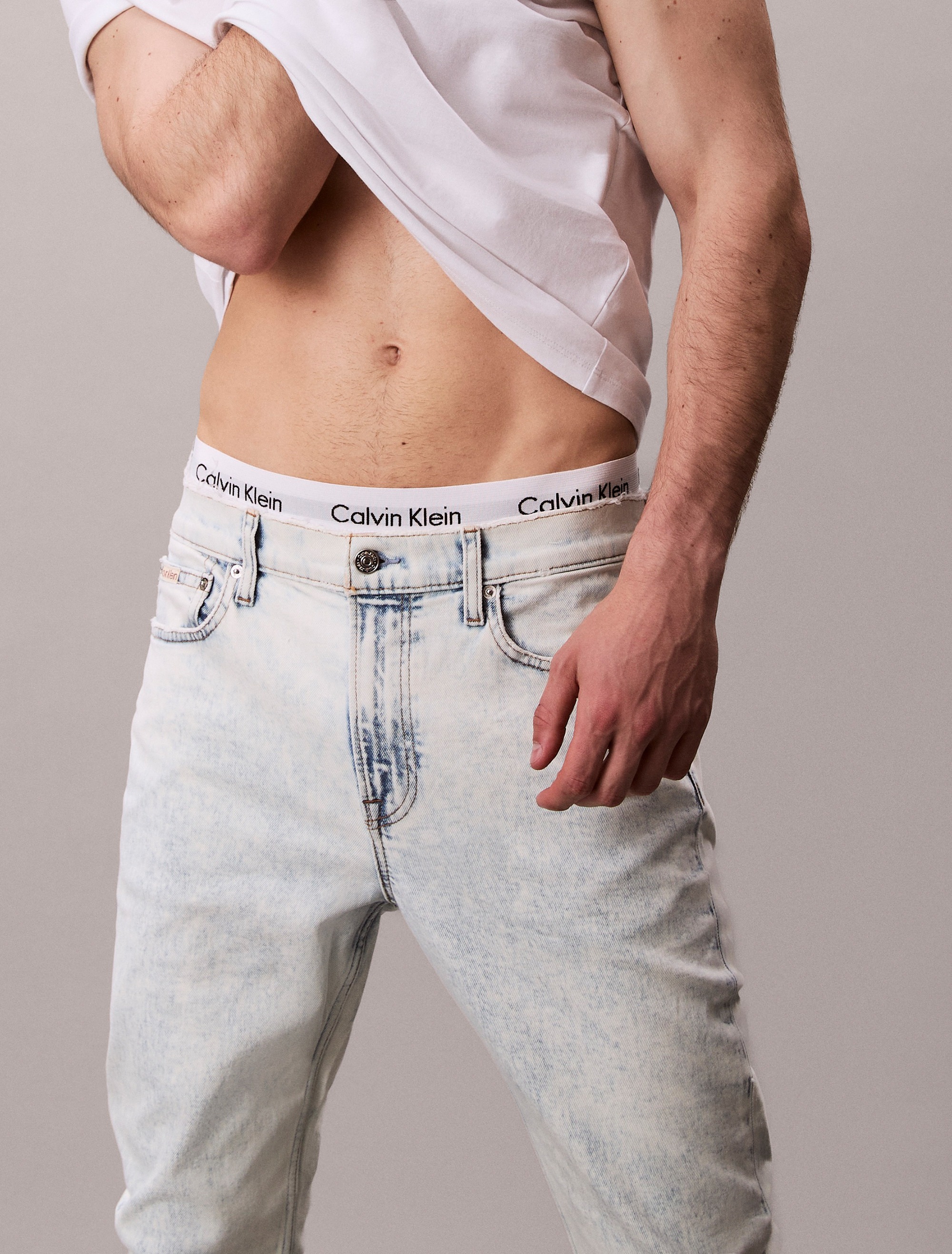 Calvin Klein Jeans Slim-fit-Jeans »SLM TPR«, Mit Gürtelschlaufen