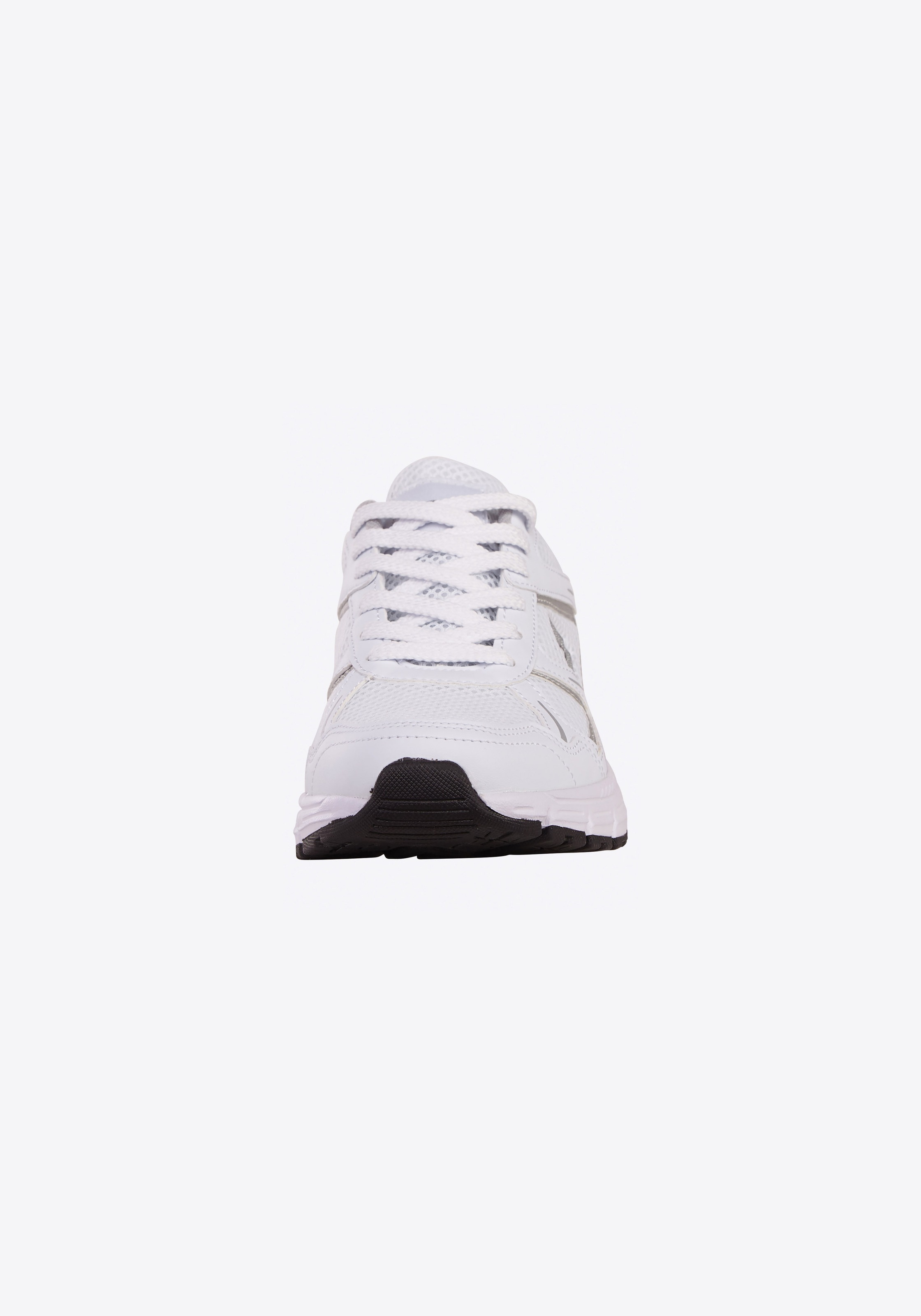 Sneaker LOTTO, Damen, Gr. 40, weiß (weiß, silber), Kunstfaser, Synthetik, metallic, Schuhe Sneaker, - besonders leicht & bequem 3