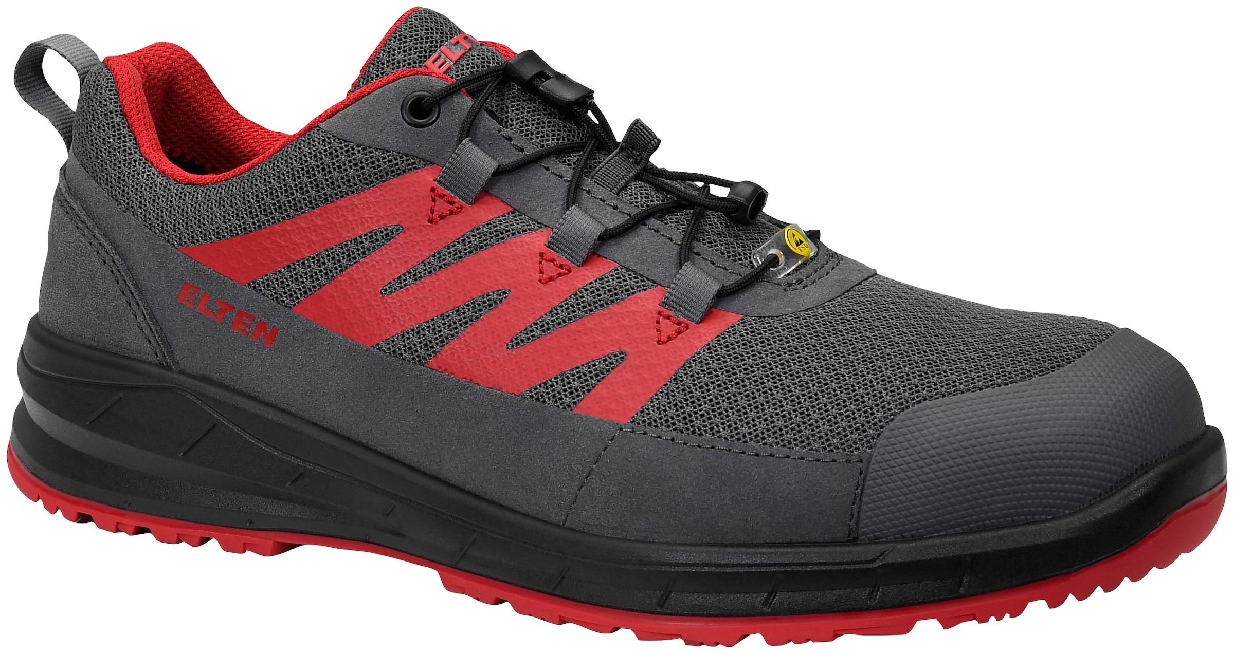 Elten Sicherheitsschuh »MARTEN XXSports BAUR per grey-red | Rechnung S1« ESD Low