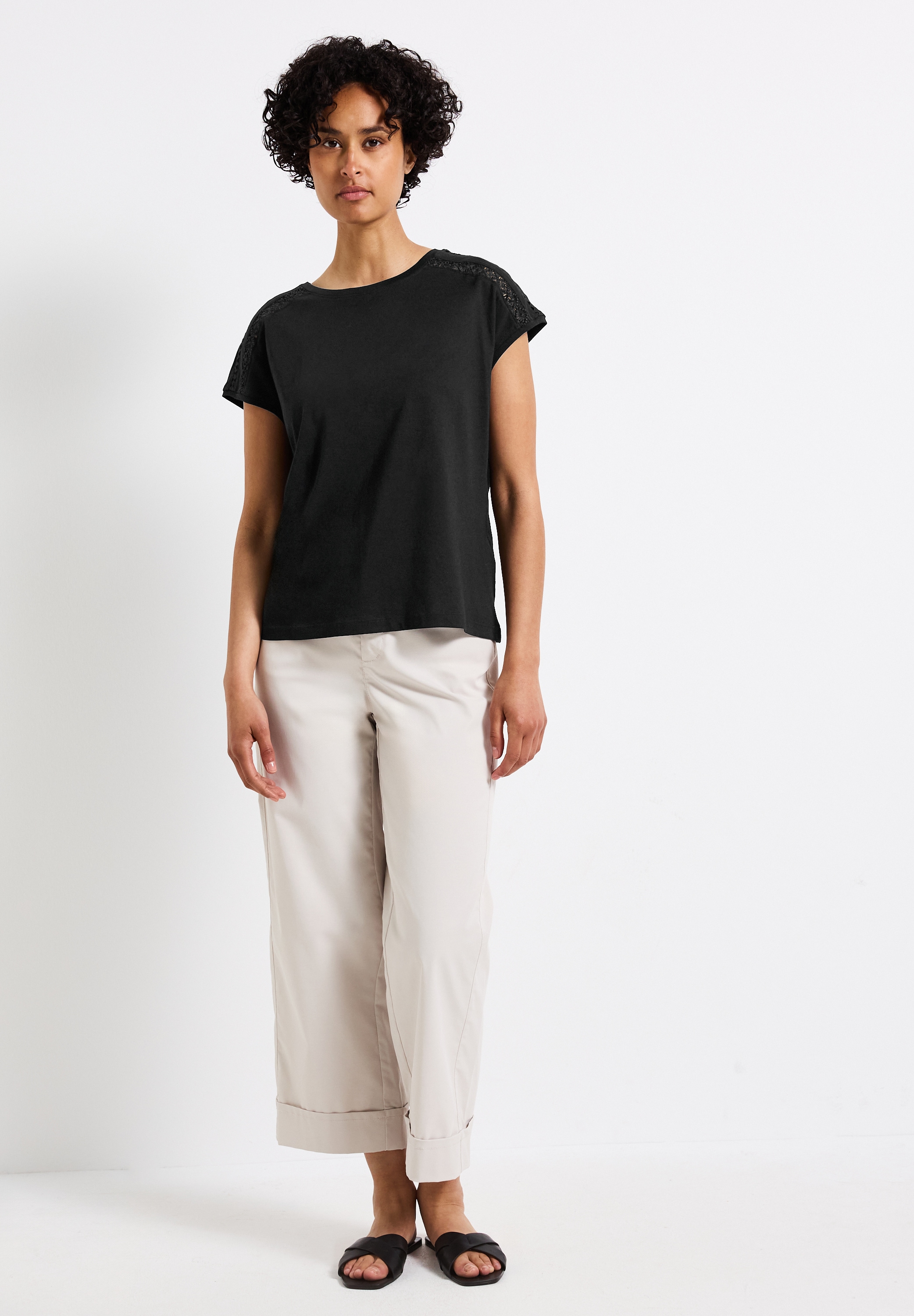 STREET ONE T-Shirt, im soften Baumwoll-Mix