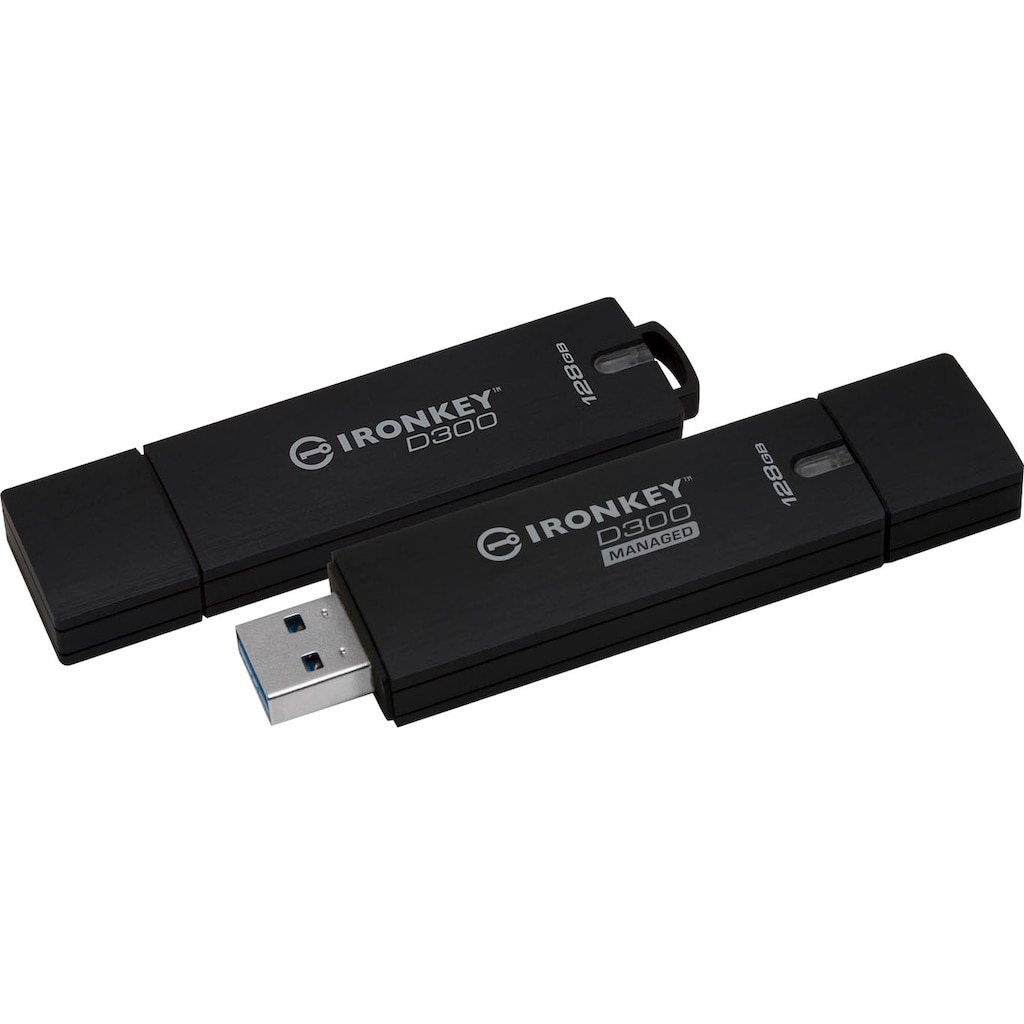 Kingston USB-Stick »IronKey D300 32GB«, (USB 3.2 Lesegeschwindigkeit 250 MB/s)