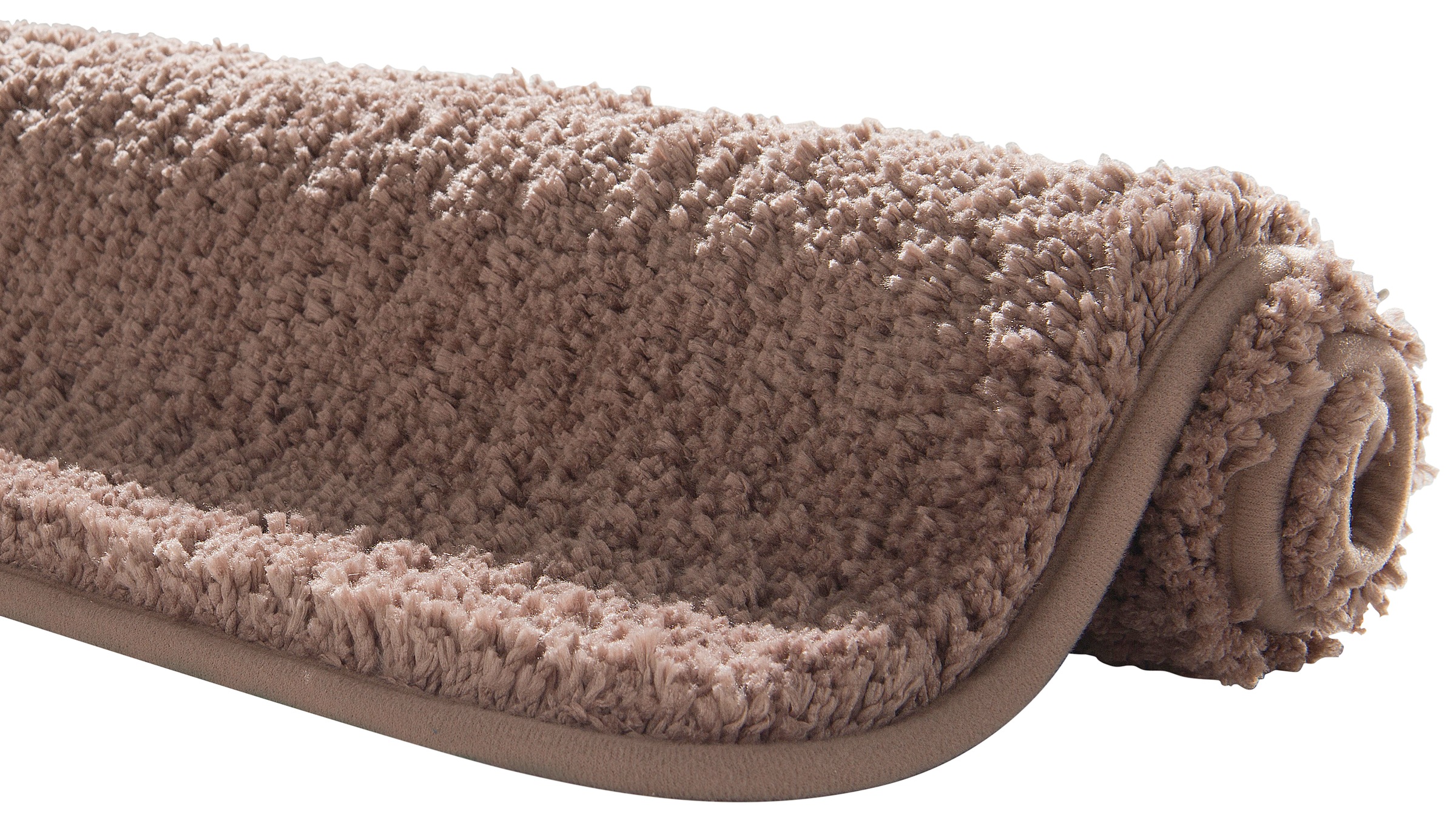 Thumbnail - KiNZLER Badematte "Chaozhou" Höhe 20 mm rutschhemmend beschichtet fußbodenheizungsgeeignet Badteppich, Uni Farben, weich...