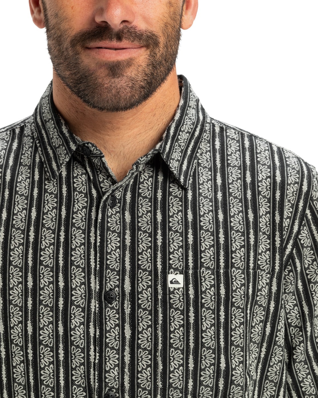 Funktionshemd QUIKSILVER "Street Way", Herren, Gr. M, US-Größen, schwarz (schwarz street way), Obermaterial: 100% Walkfrottier;, Hemden 3