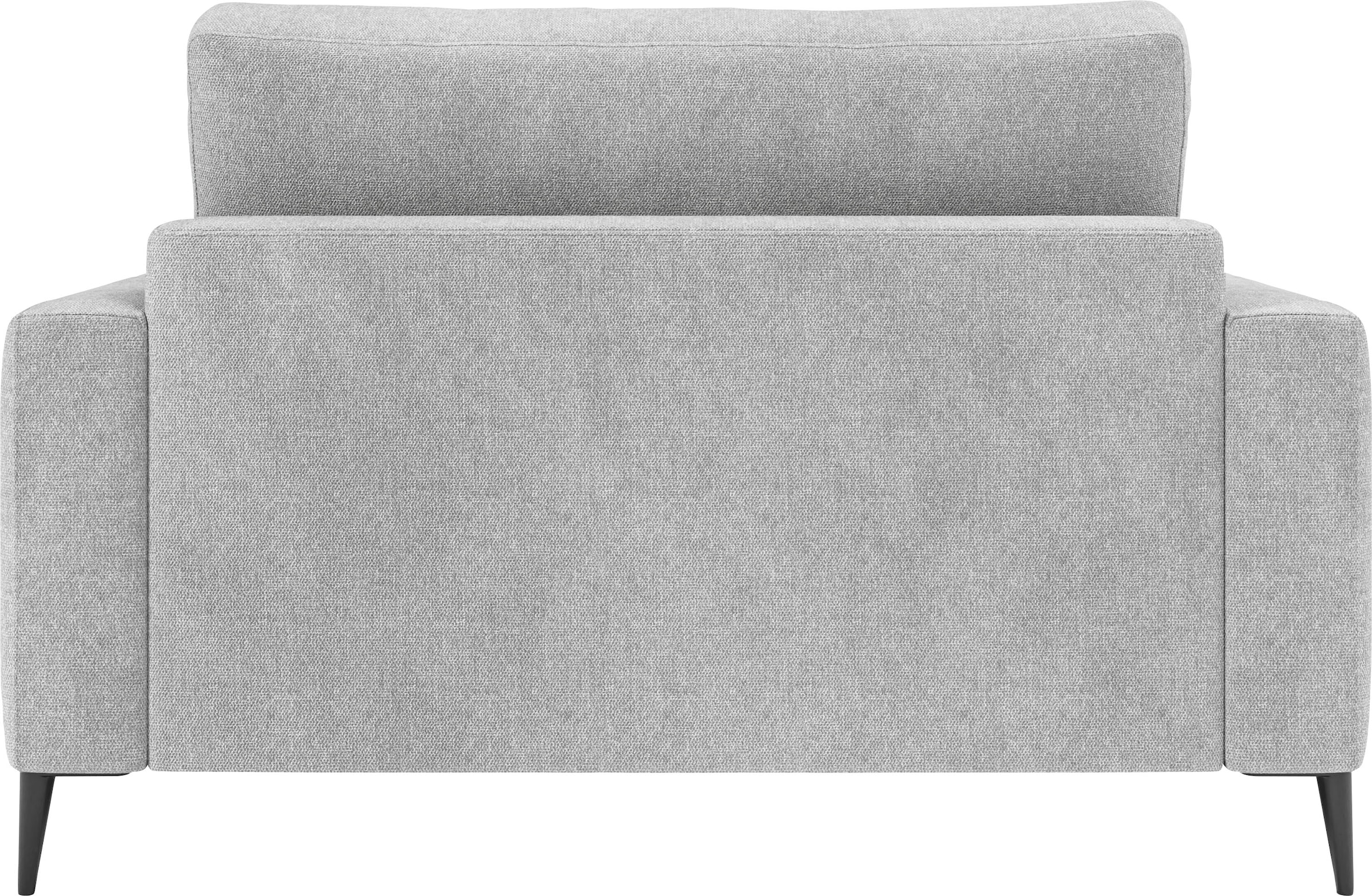 INOSIGN Chaiselongue »Downtown Loungemöbel zum Relaxen, B/T/H: 132/170/84 cm«, auch in Bouclé, Cord und Easy care - leicht mir Wasser zu reinigen