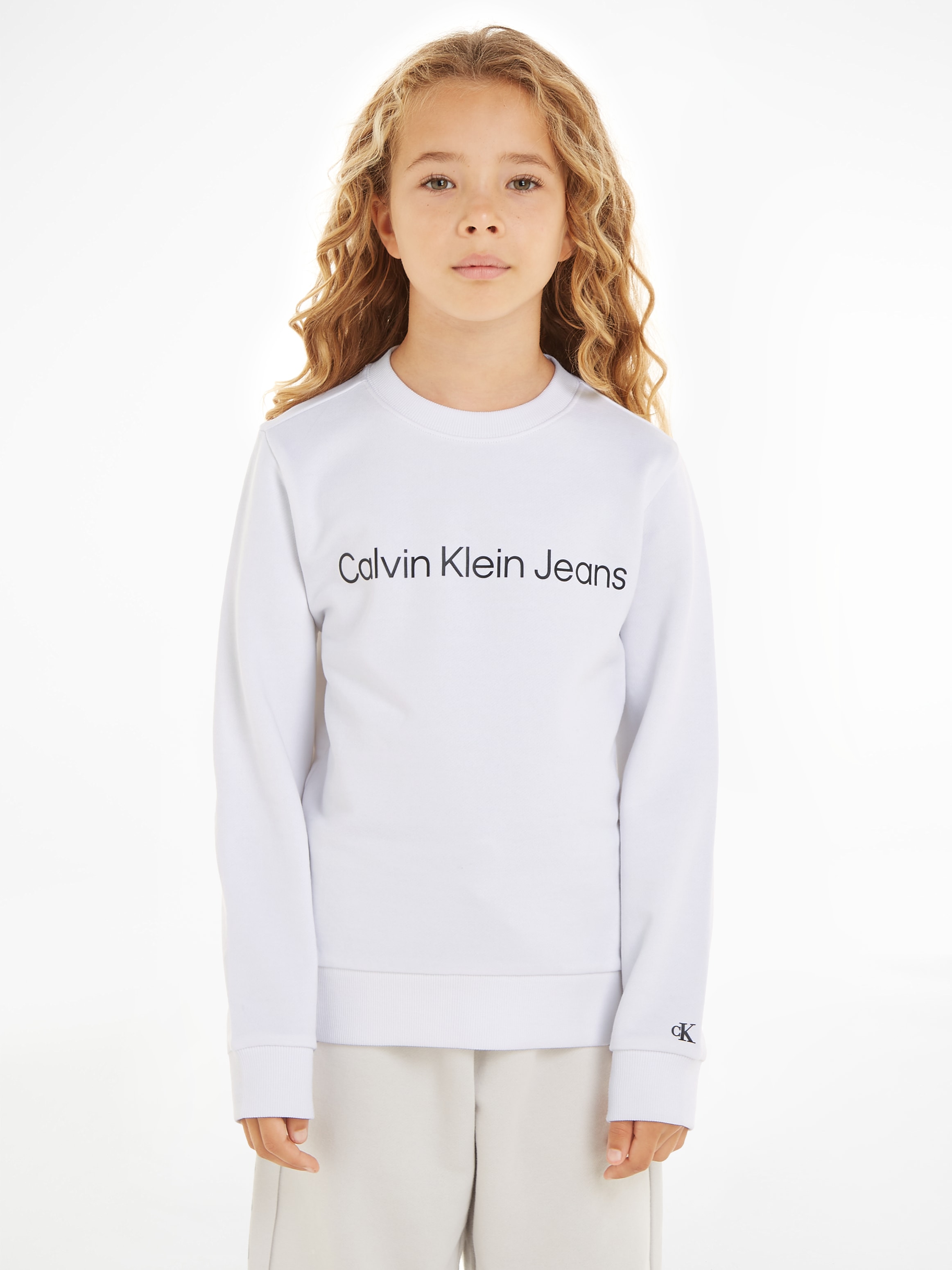 Calvin Klein Jeans Sweatshirt »INST. LOGO REGULAR CN«, für Kinder bis 16 Jahre
