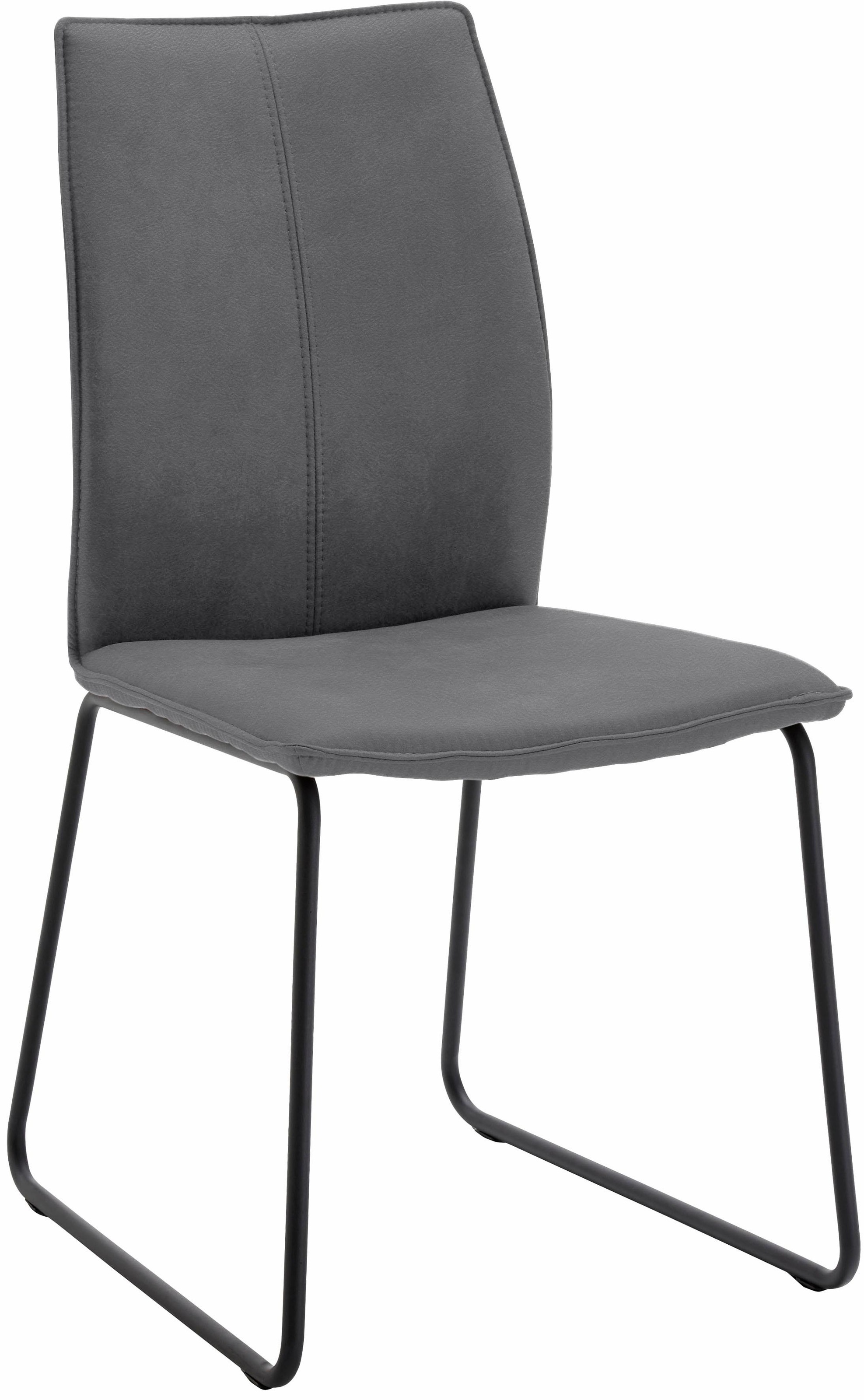 NIEHOFF SITZMÖBEL Polsterstuhl "Capri" (Set) 2 Stk.Kufengestell aus Eisen, günstig online kaufen