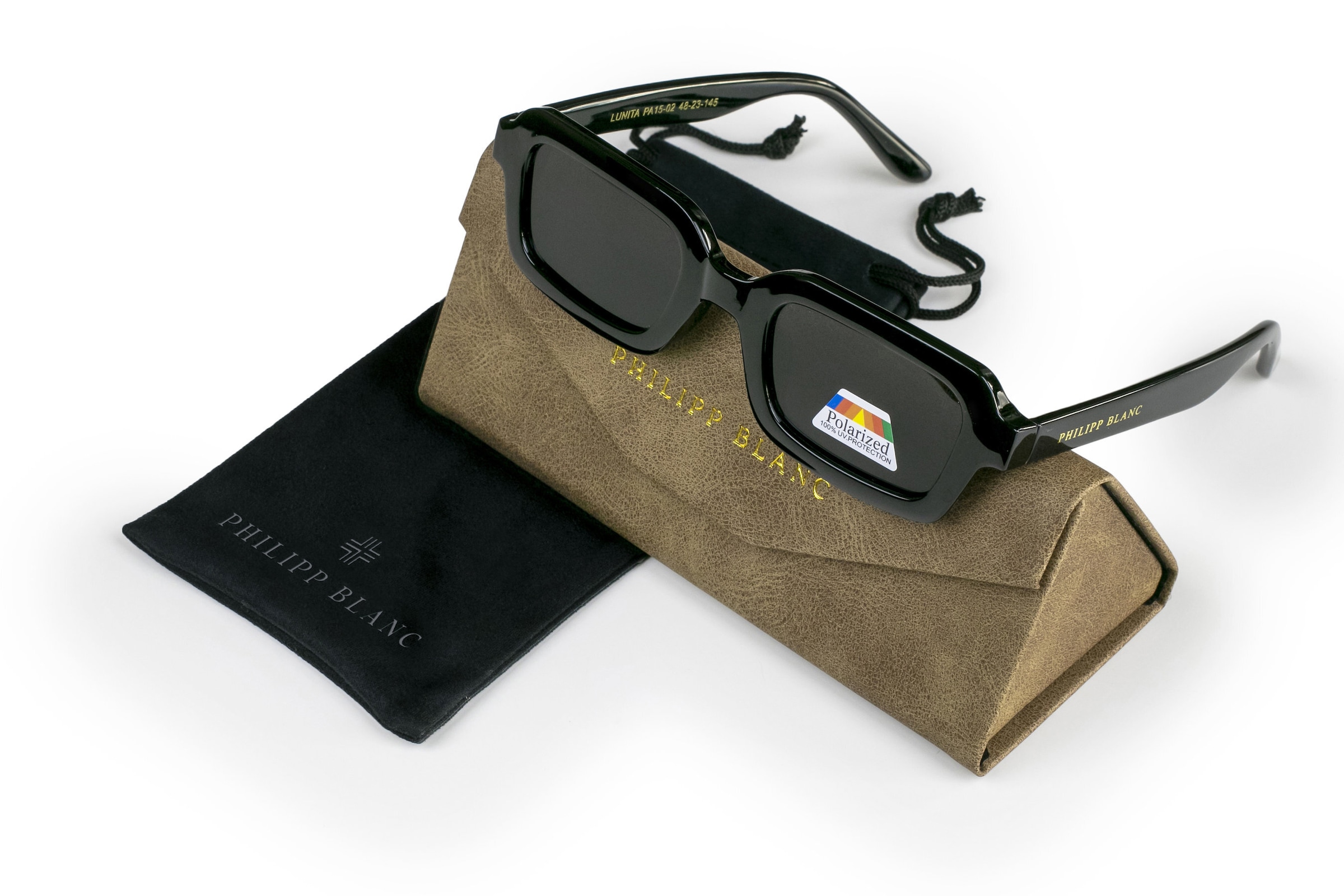 PHILIPP BLANC Sonnenbrille »PA15-02« Glass 0.74MM Polarized Lens UV400，CAT3.0