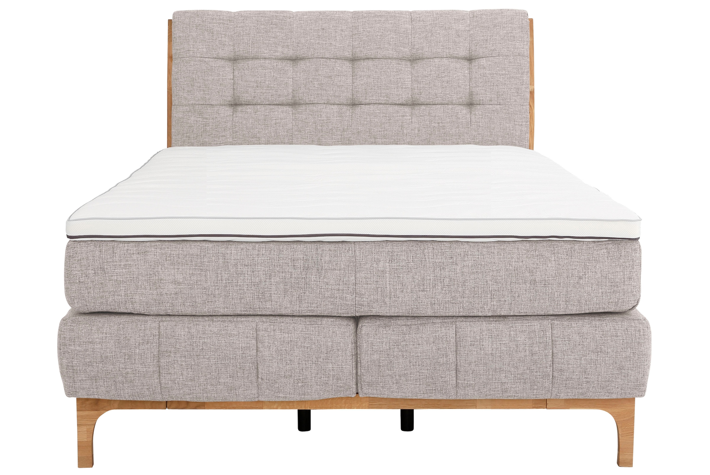 OTTO home Boxspringbett »Jelle« 5 Stk. tlg. zertifizierte, recycelte Bezugsstoffe, verschiedene Ausführungen