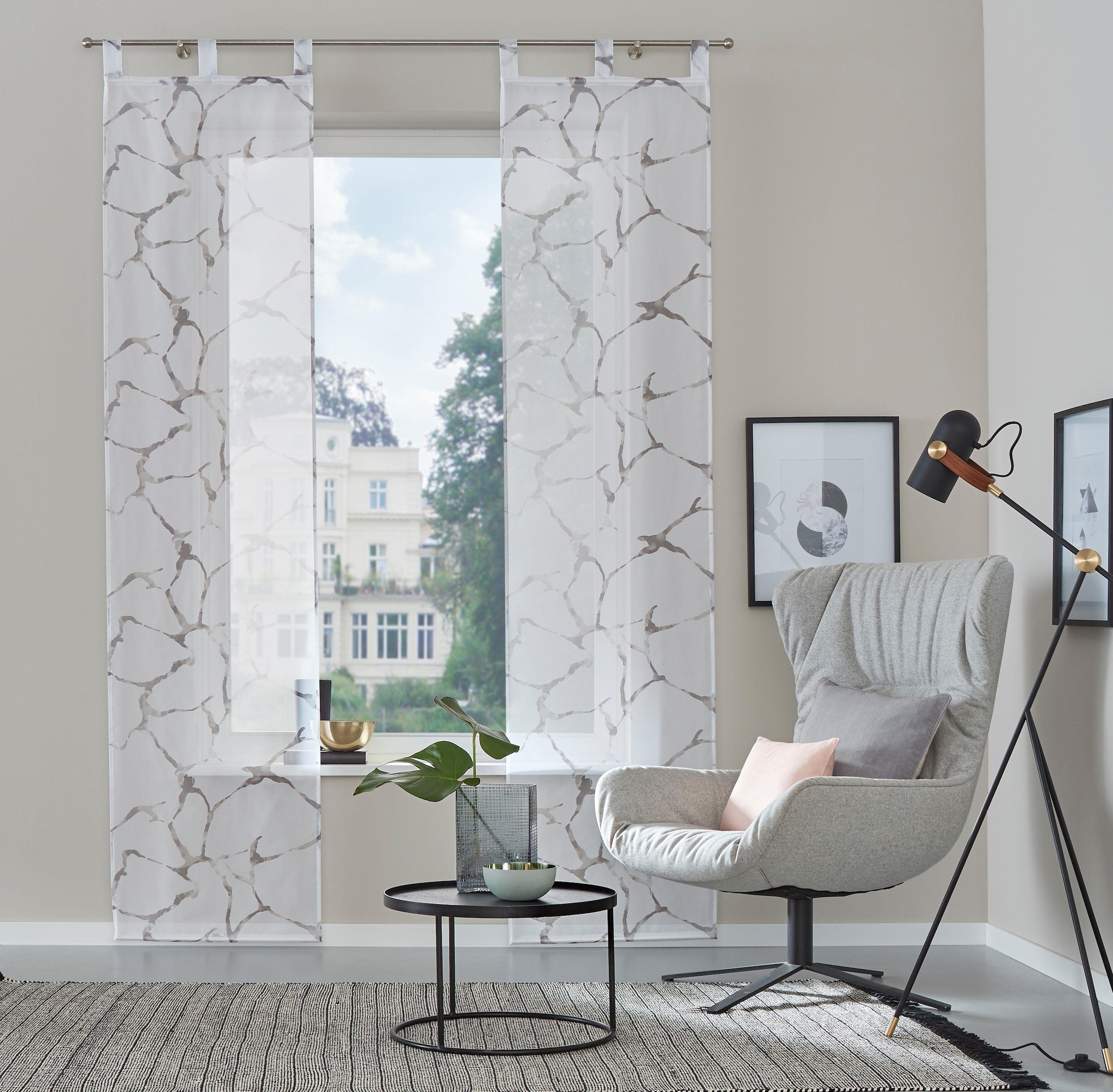 my home Schiebegardine "Fulda" Schlaufen 2 Stk. tlg. Inkl. Beschwerungsstan günstig online kaufen