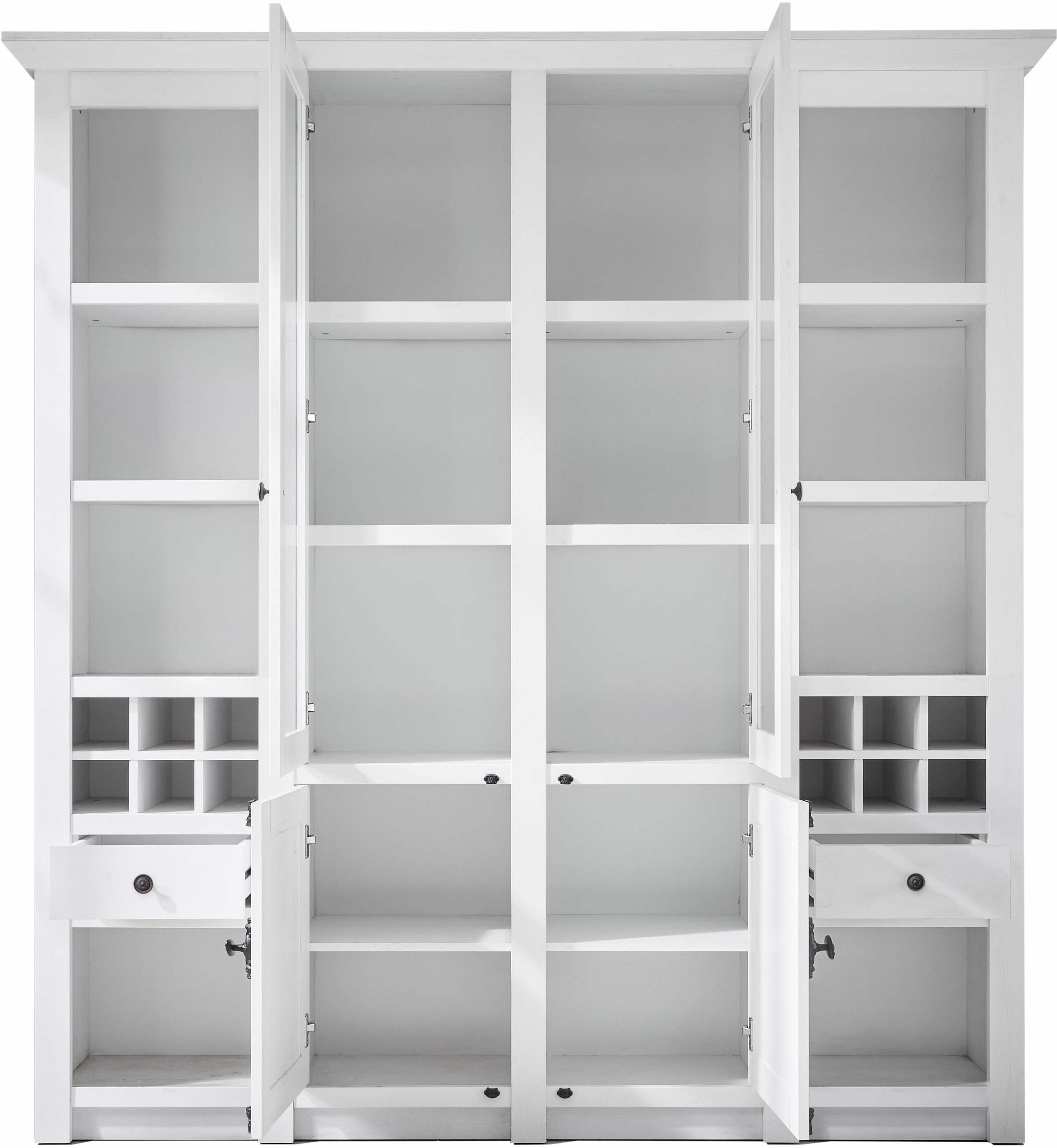 Thumbnail - Home affaire Vitrine "California" 4 Stk. tlg. Breite ca. 194 cm