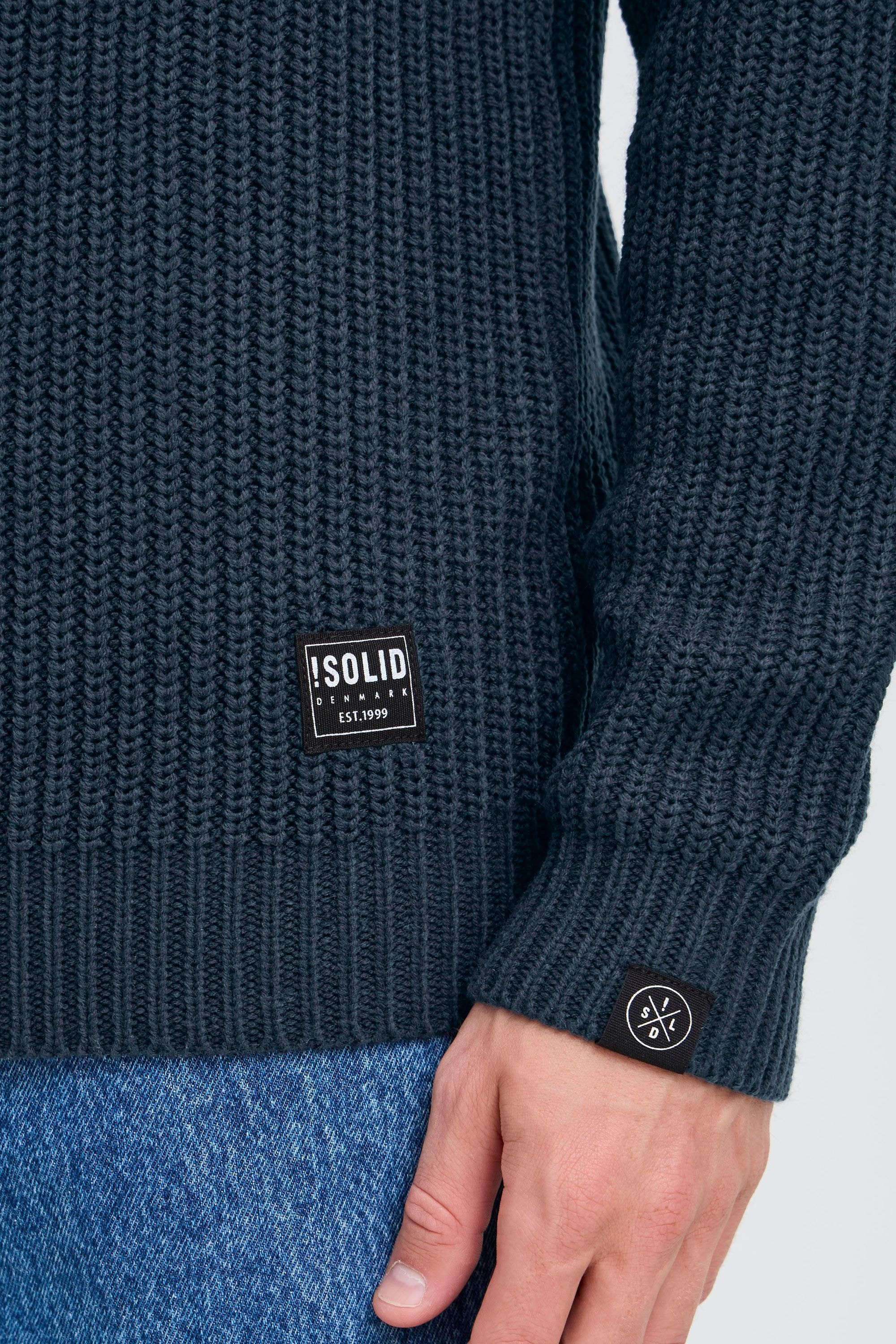 !Solid Strickfleece-Pullover »Strickpullover SDARON«