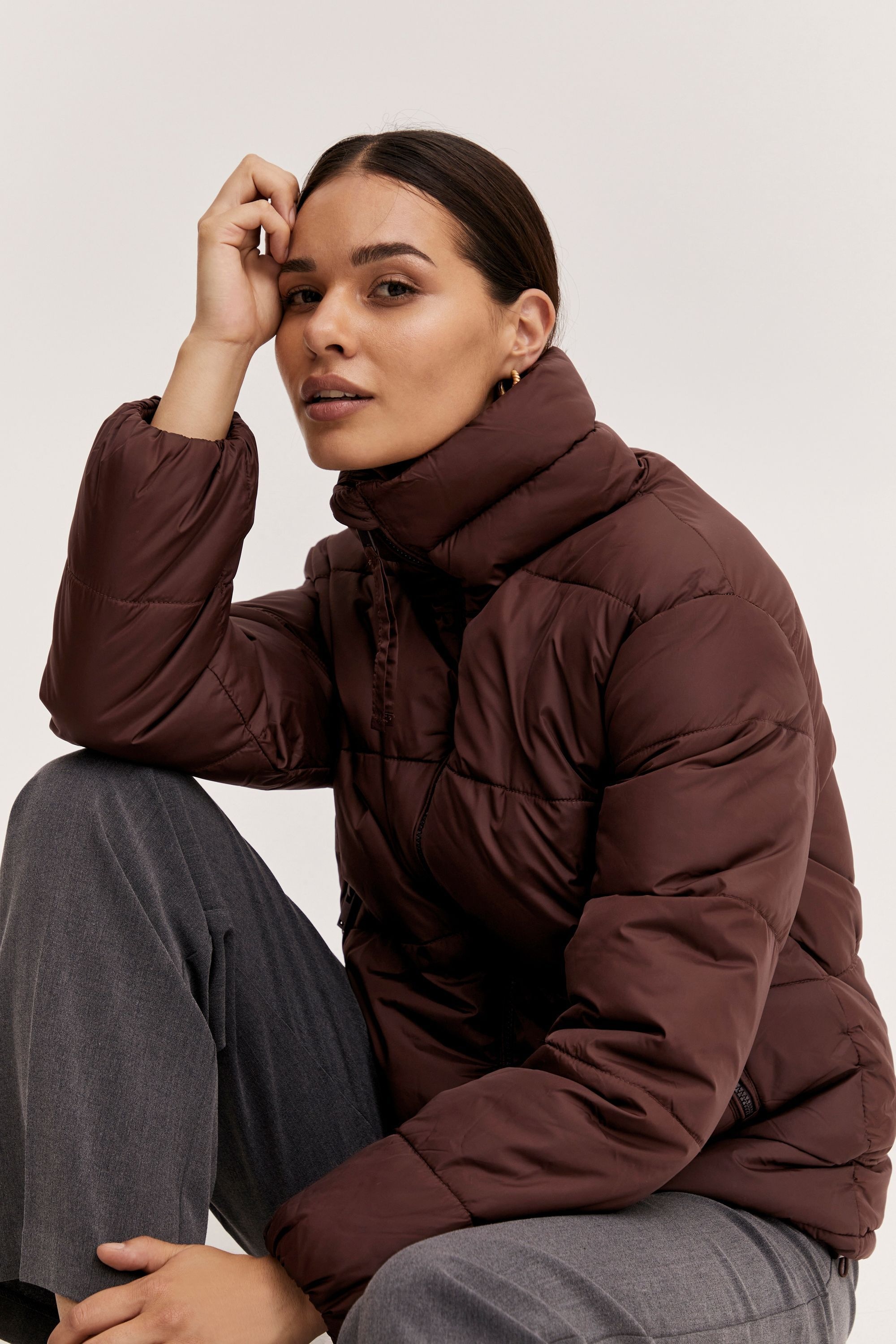 b.young Steppjacke »Steppjacke BYDomina«, ohne Kapuze