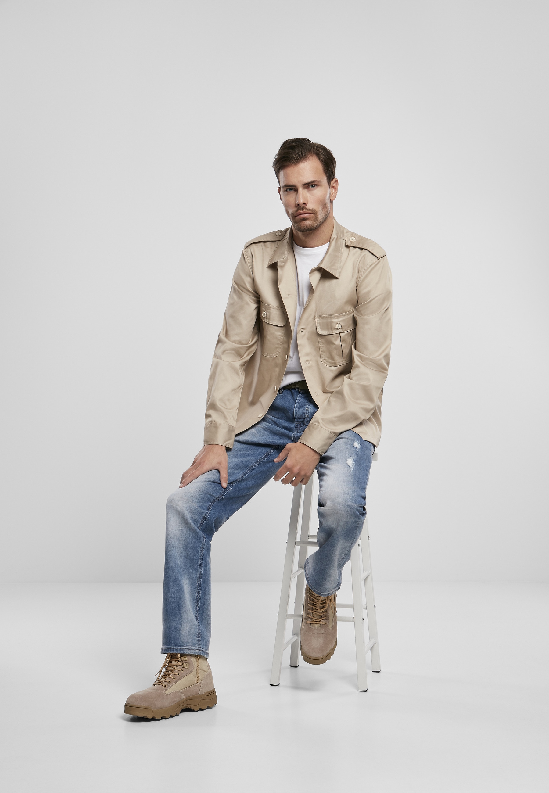 Brandit Langarmhemd »Brandit Herren US Shirt« 1 Stk.