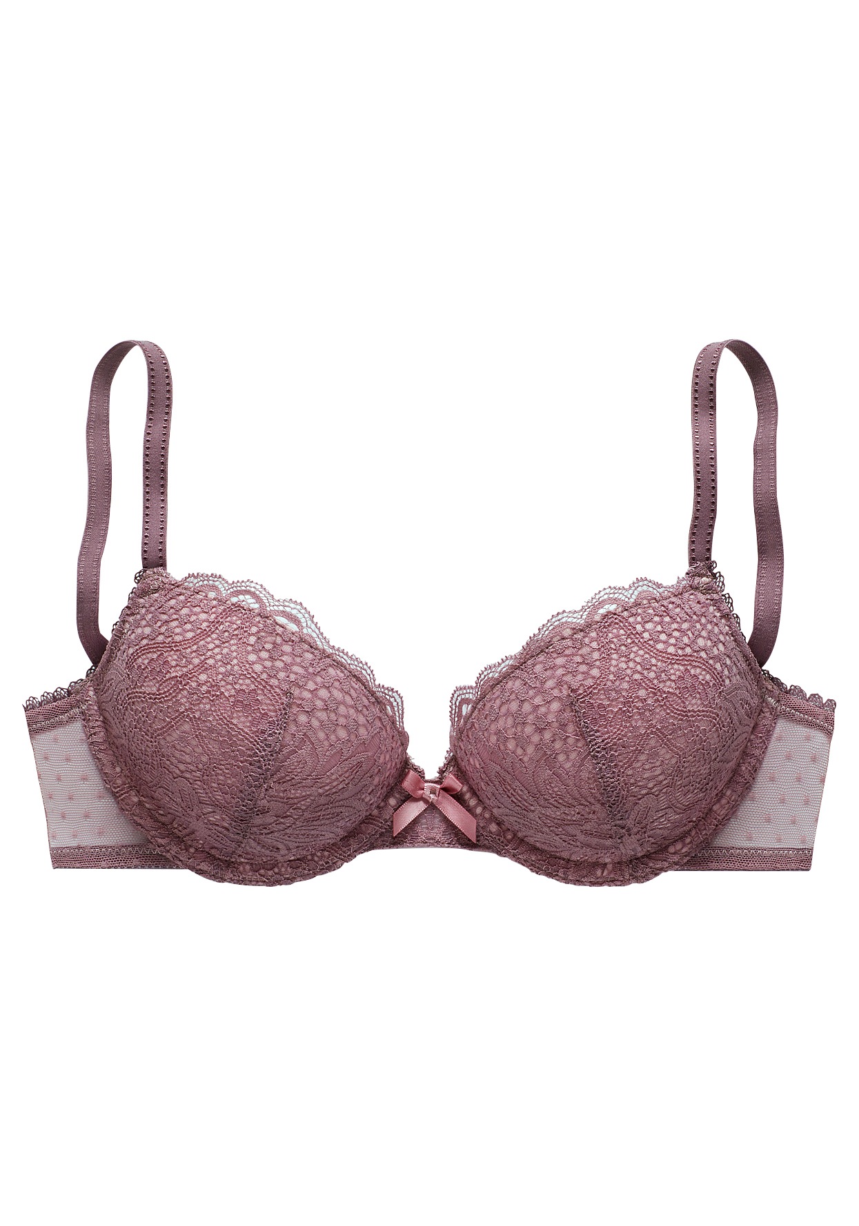 Vivance Push-up-BH rundherum mit floraler Spitze Dessous