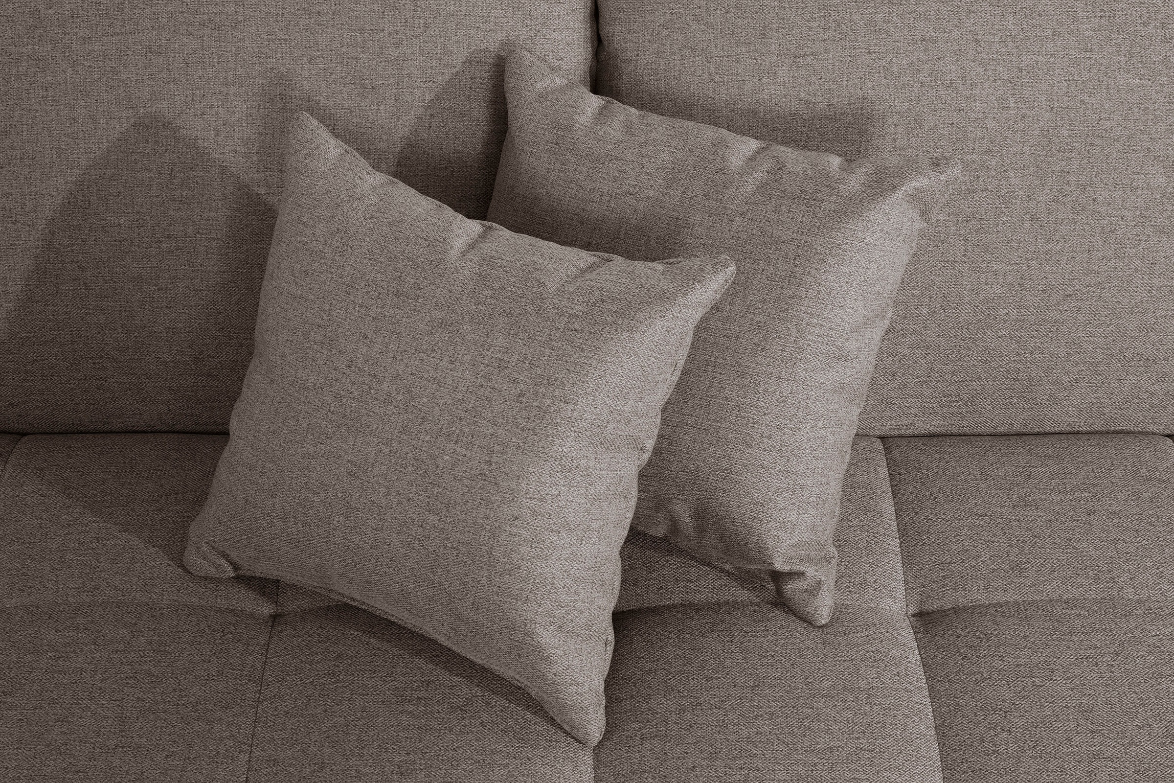 DOMO collection 2,5-Sitzer »Franzi«, wahlweise mit Kopfteilverstellung, inklusive Zierkissen
