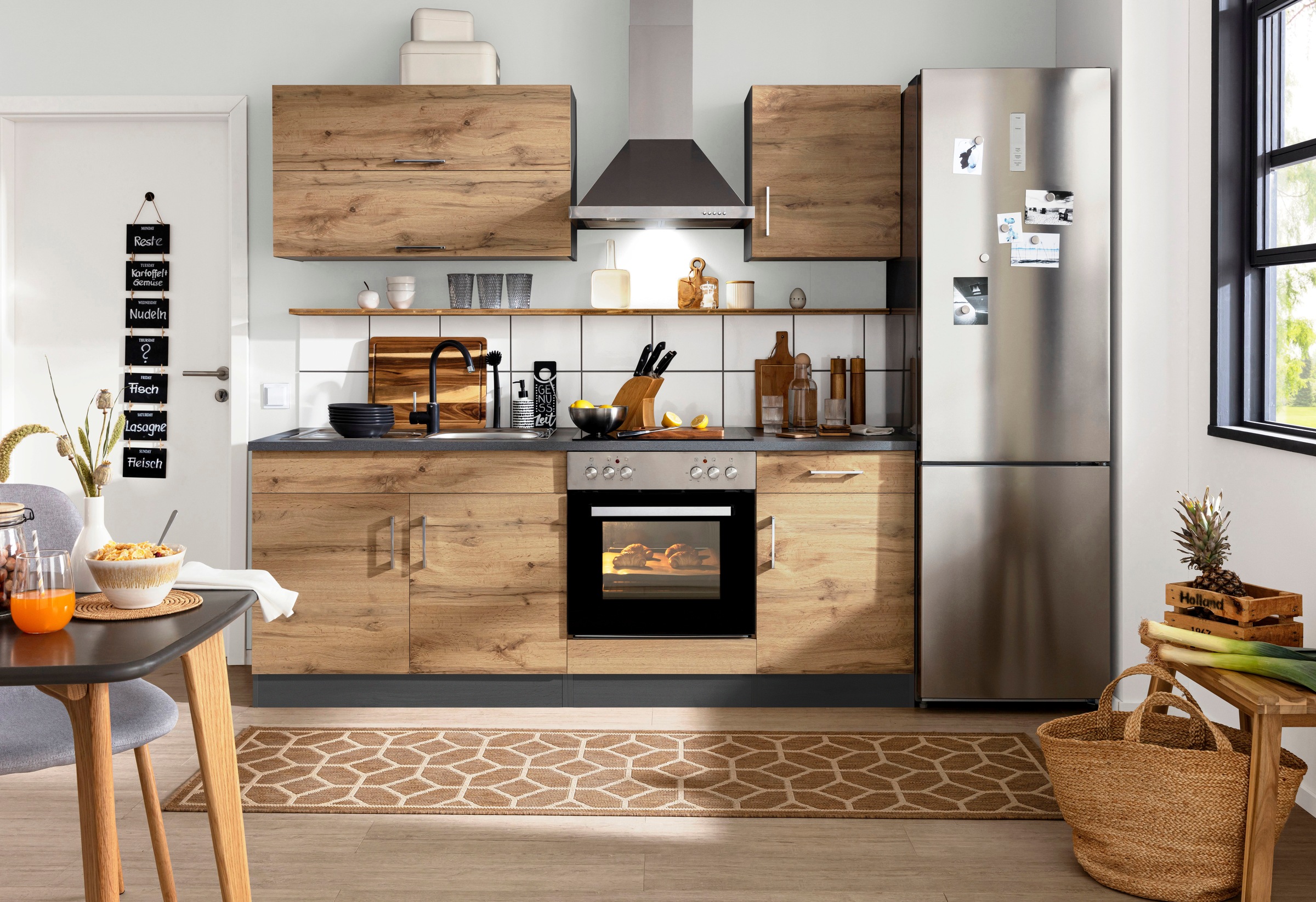 KOCHSTATION Hängeschrank »KS-Colmar«, 50 cm, mit Metallgriff
