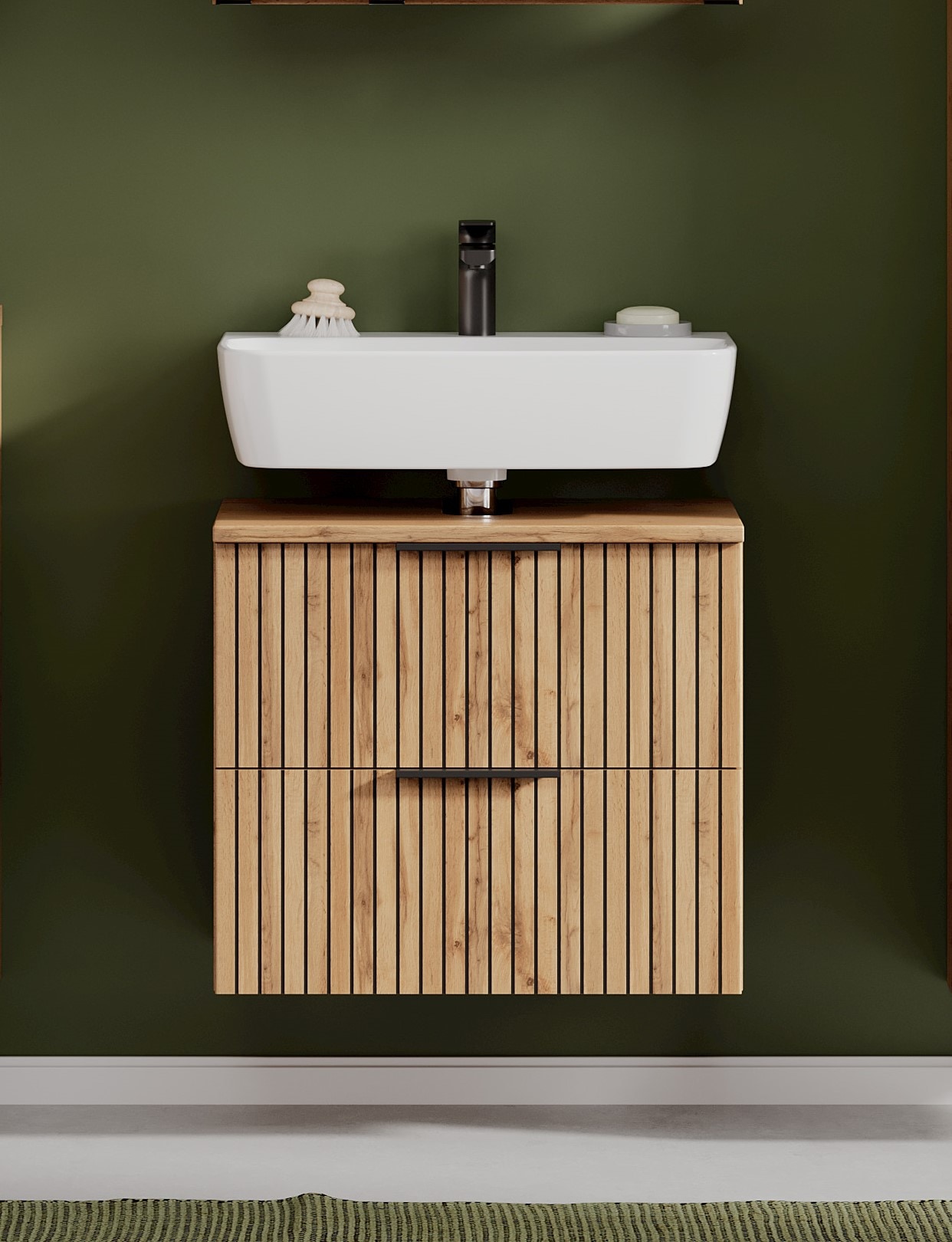 Waschbeckenunterschrank, HELD Möbel, Breite 60 cm, 1 Klappe, 1 Auszug, Softclose-Funktion
