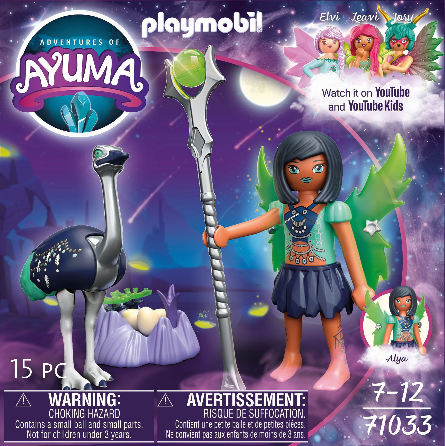Playmobil® Konstruktions-Spielset »Moon Fairy mit Seelentier (71033), Adventures of Ayuma«, (15 St.), Made in Europe