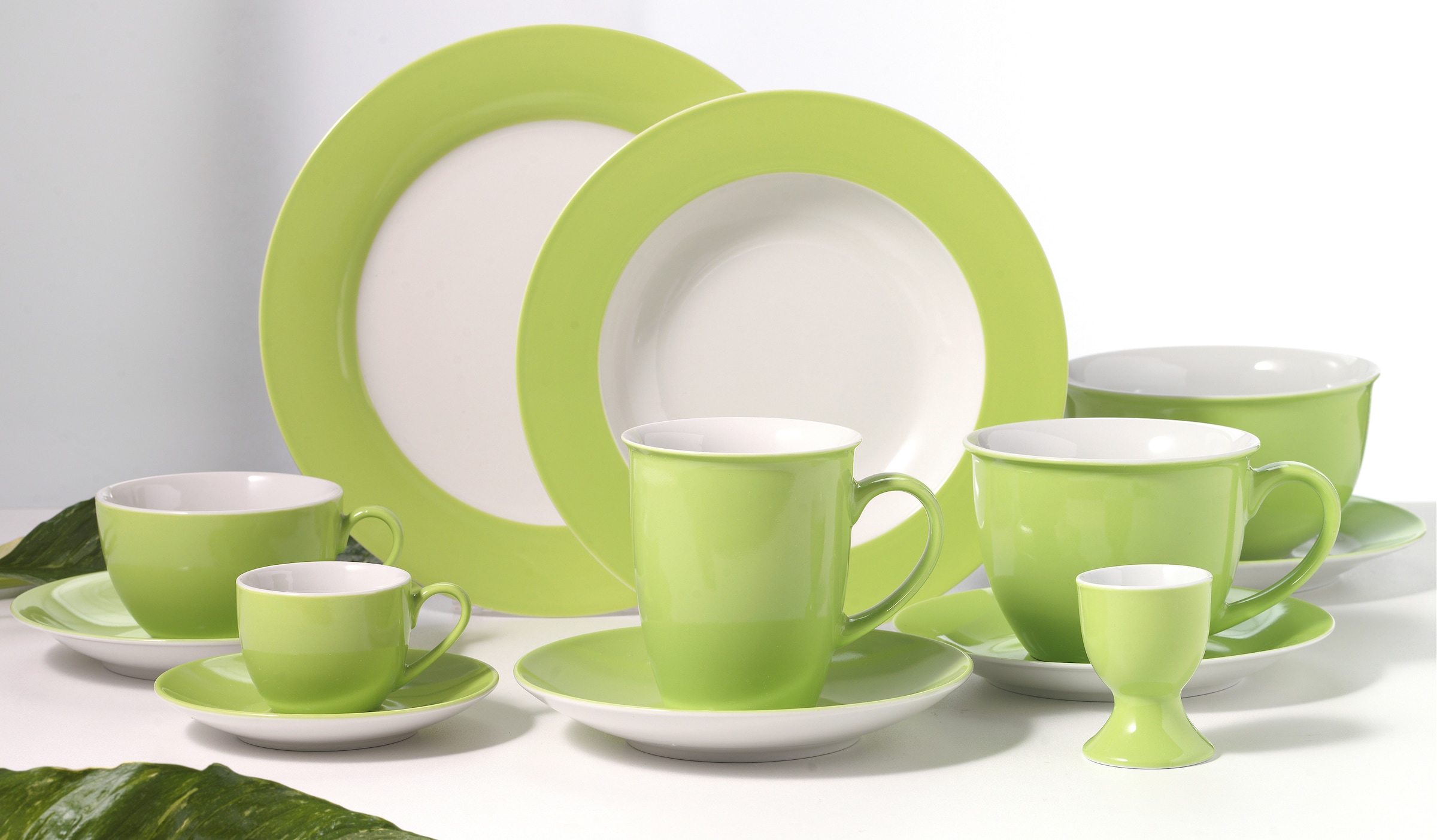 Ritzenhoff & Breker Kombiservice »Geschirr-Set, Service Doppio« in attraktiven Farbvarianten, 24 Teile, für 6 Personen