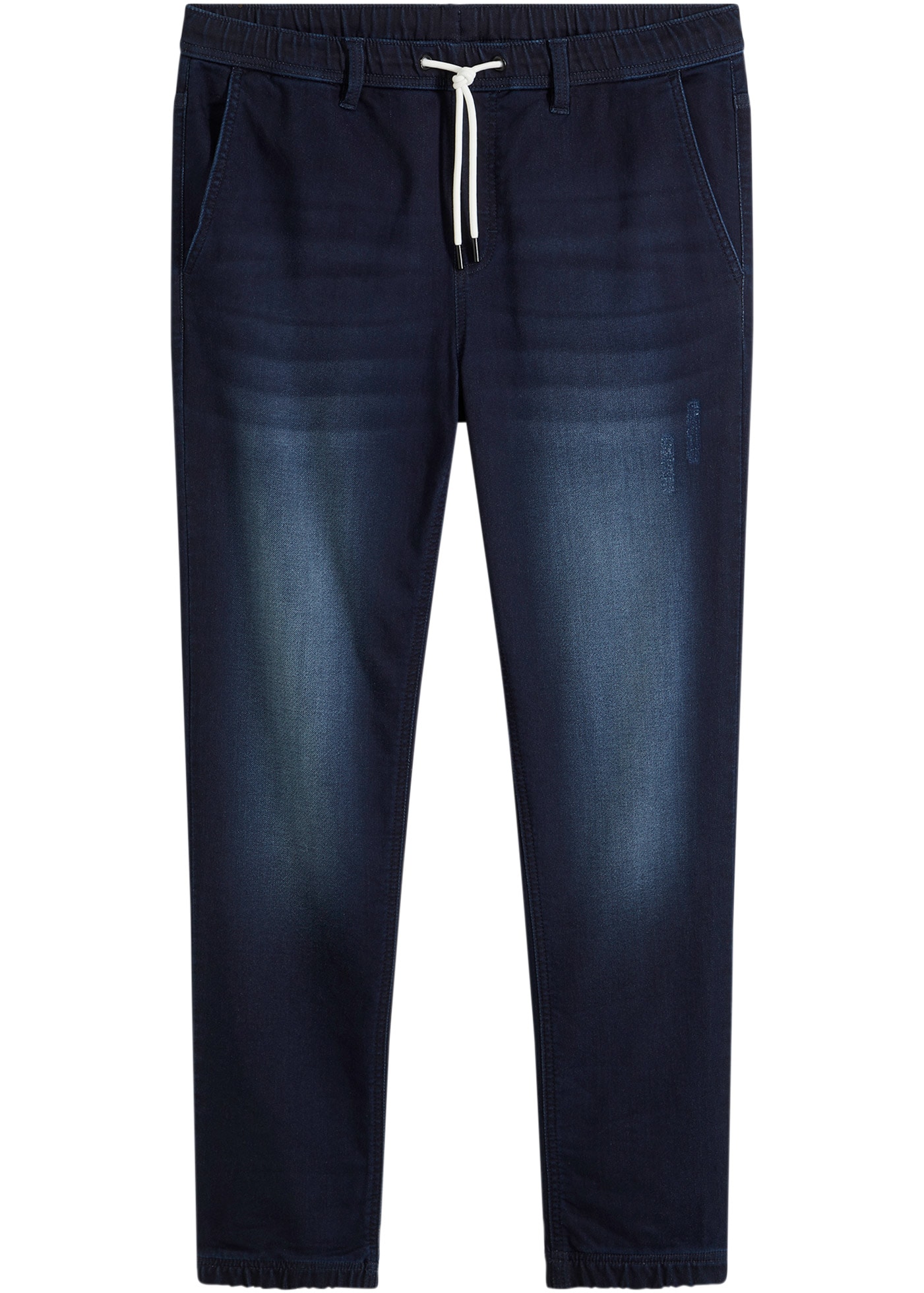 bonprix Jogg Pants »Regular Fit Jeans-Jogger mit Komfortbund, Straight« mit Komfortbund