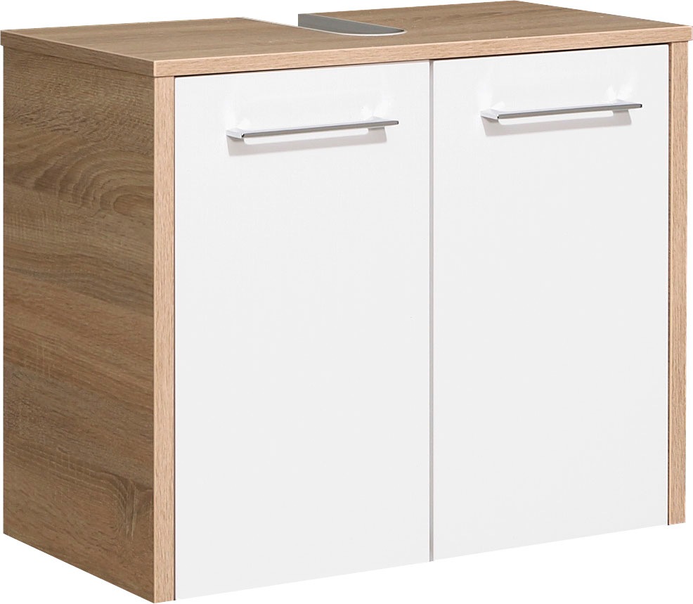 Thumbnail - Saphir Badmöbel-Set "Quickset 382 2-teilig, Waschbeckenunterschrank mit LED-Spiegelschrank" 2 Stk. tlg. 65 cm breit, ink...