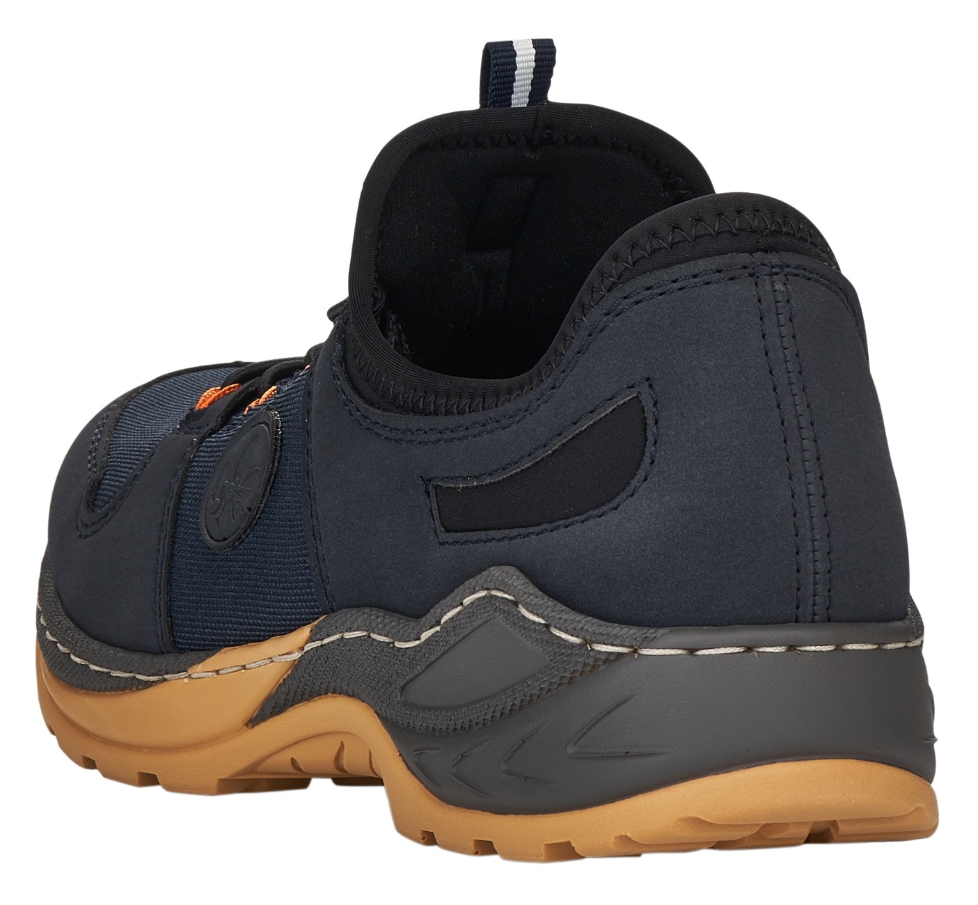 Rieker Slip-On Sneaker, Trekking Schuh, Freizeitschuh, Slipper mit aufwendiger Rahmennaht