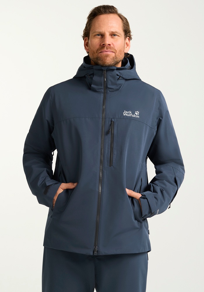 Thumbnail - Jack Wolfskin Skijacke "FLOWLINE 3IN1 JKT M" mit Kapuze