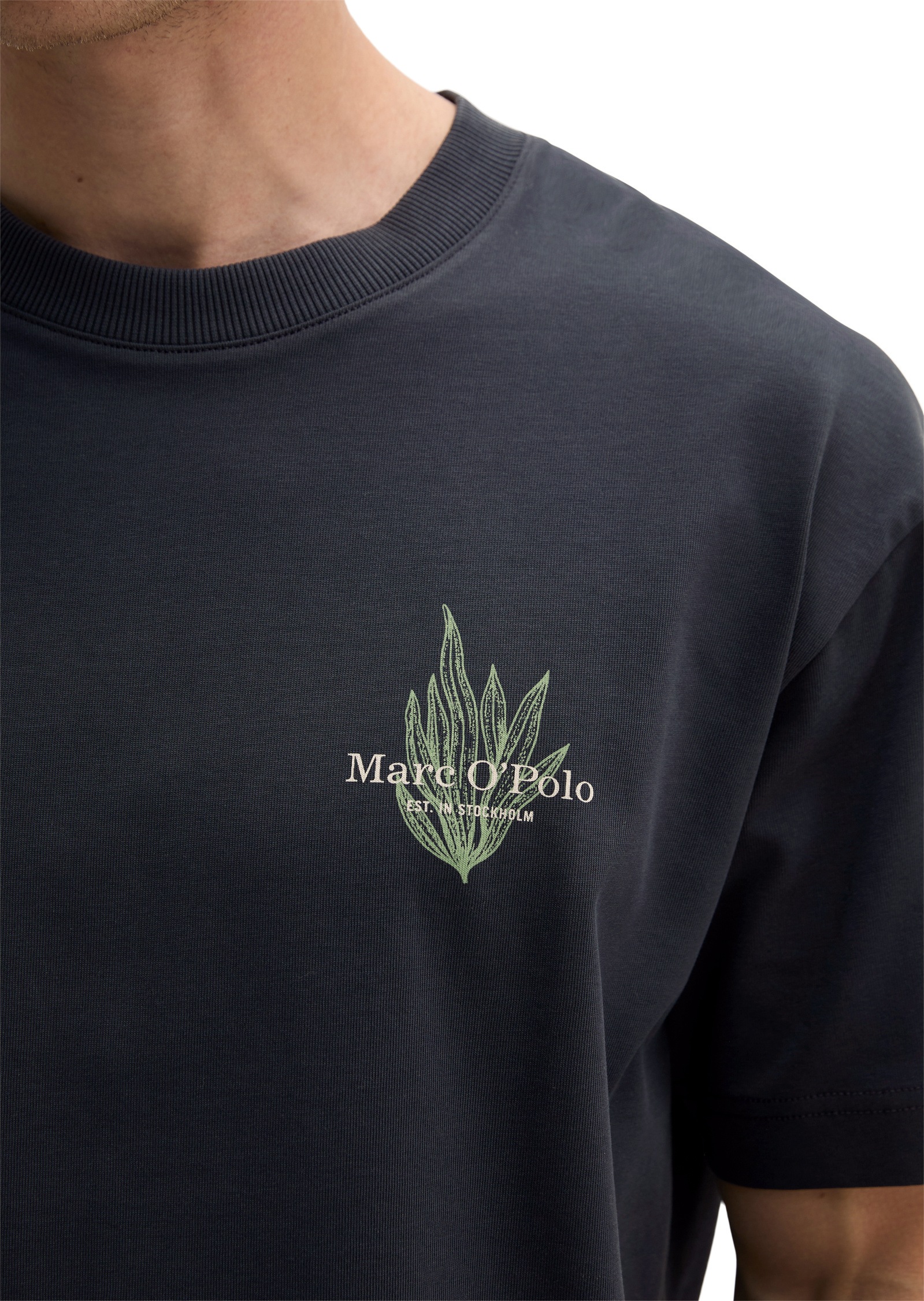 Marc O'Polo T-Shirt »mit maritimer Rückenprint«