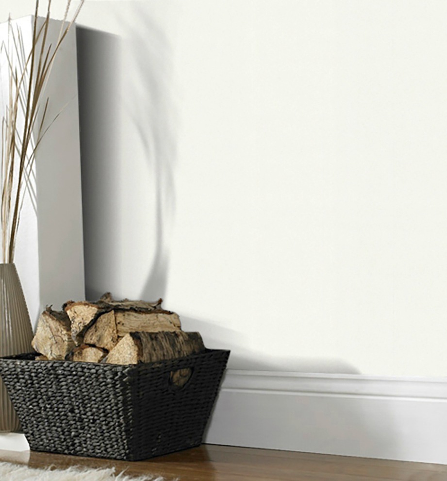 WOW Papiertapete "Speckles" uni geprägt Weiß - 10m x 52cm günstig online kaufen